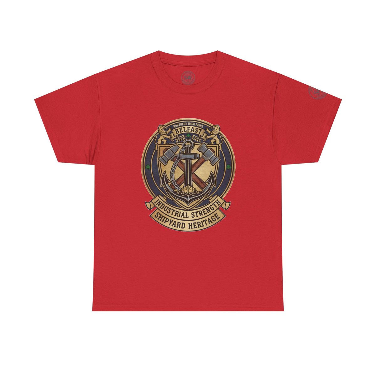 Belfast Shipyard Heritage T-Shirt — Maritime Workwear Tee — product image 12