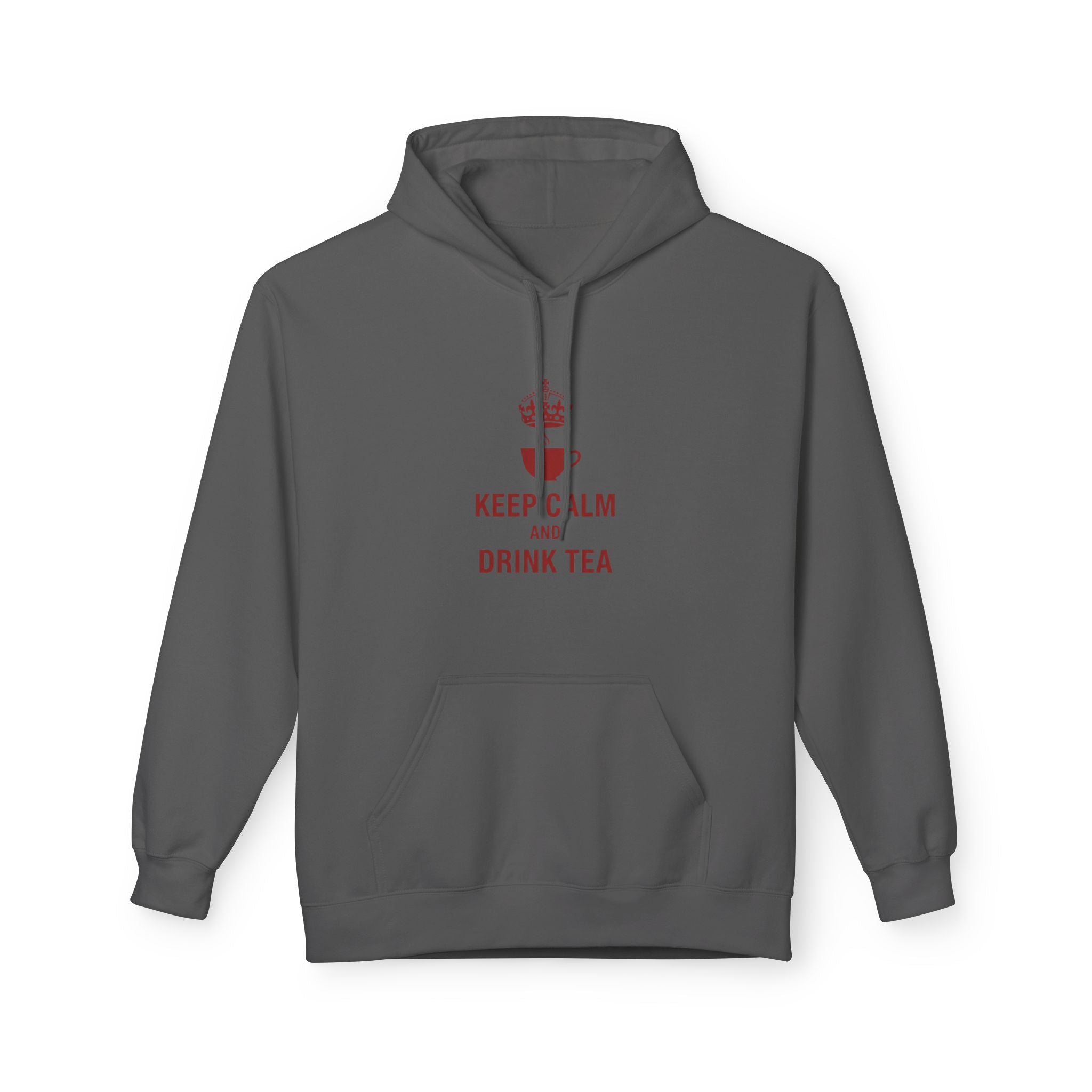 Keep Calm and Drink Tea Hoodie - Cozy Tea Lover Pullover