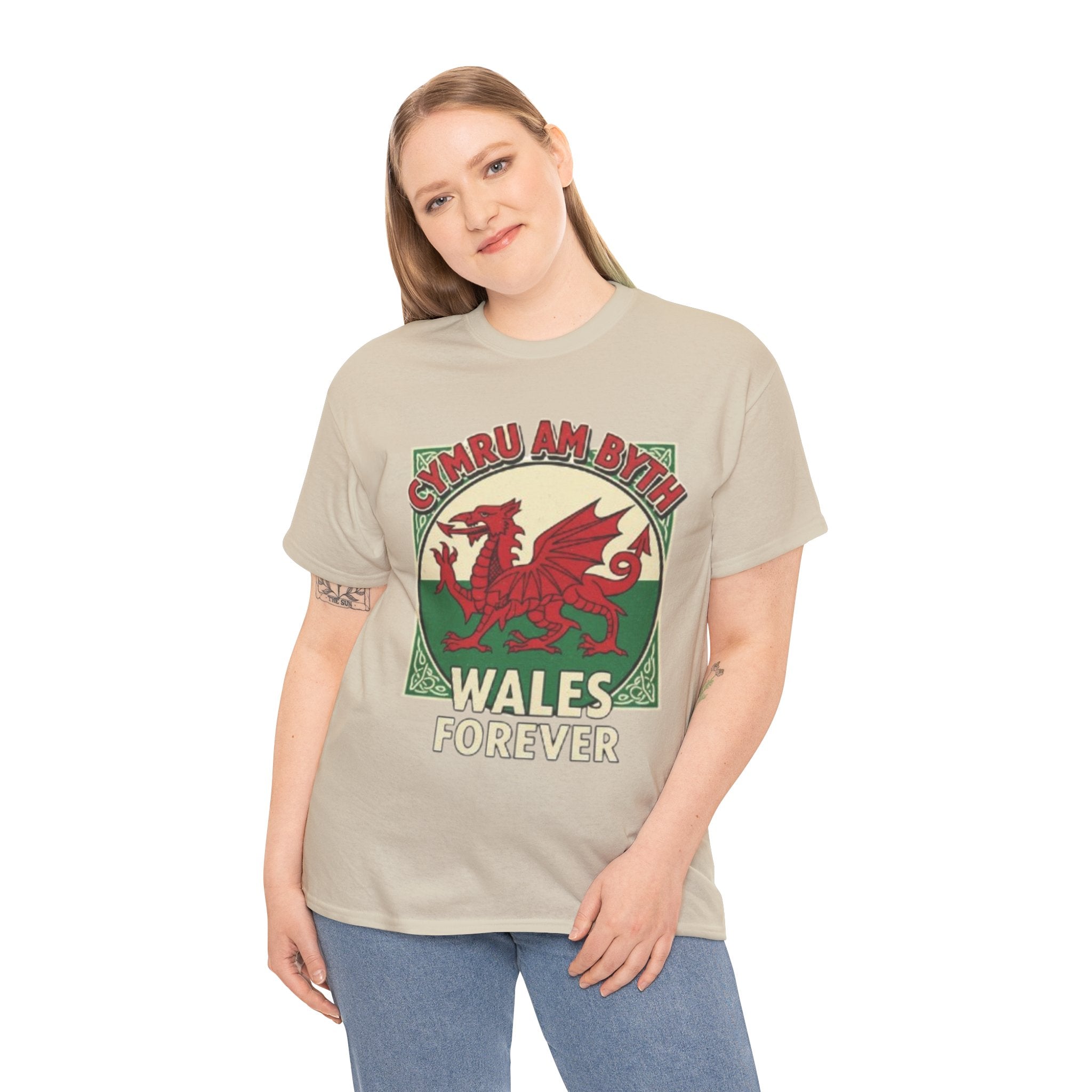 Wales Forever T-Shirt — Cymru Am Byth Retro Welsh Dragon Tee