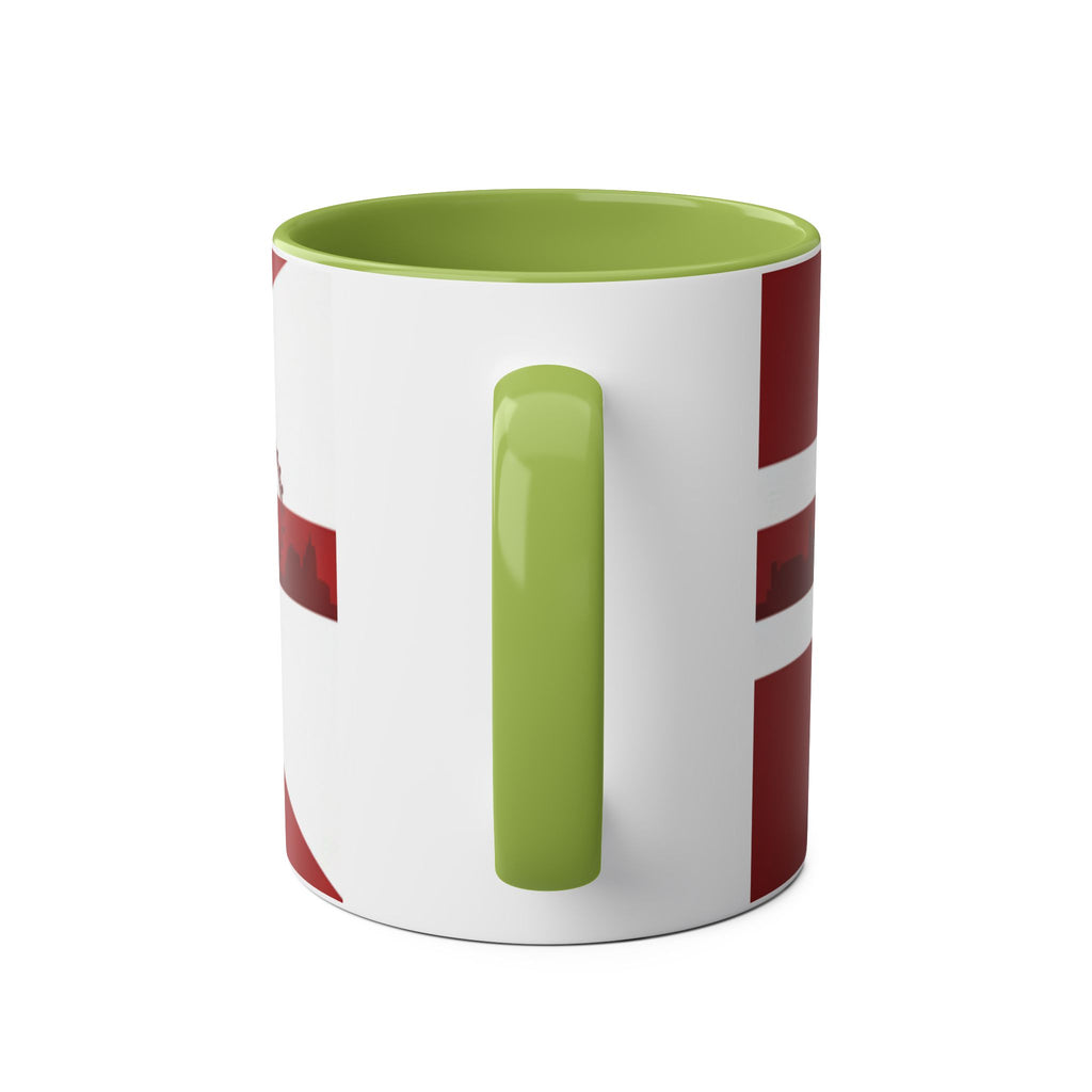 Two-Tone Coffee Mugs, 11oz