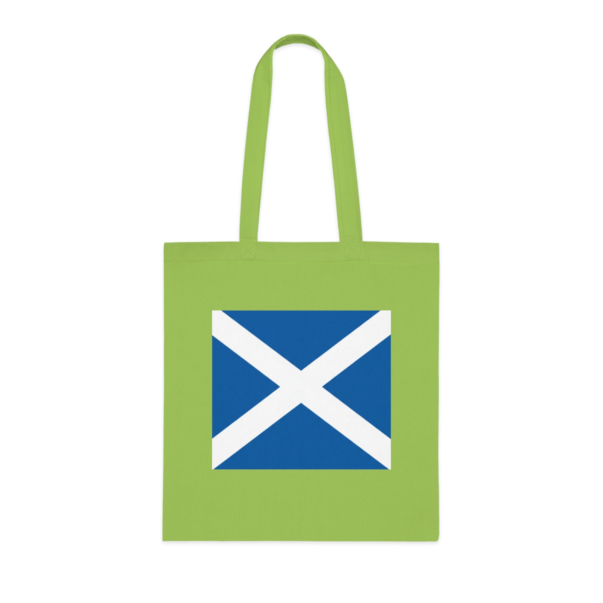 Scottish Saltire Cotton Tote Bag — Scotland Flag Eco Shopper