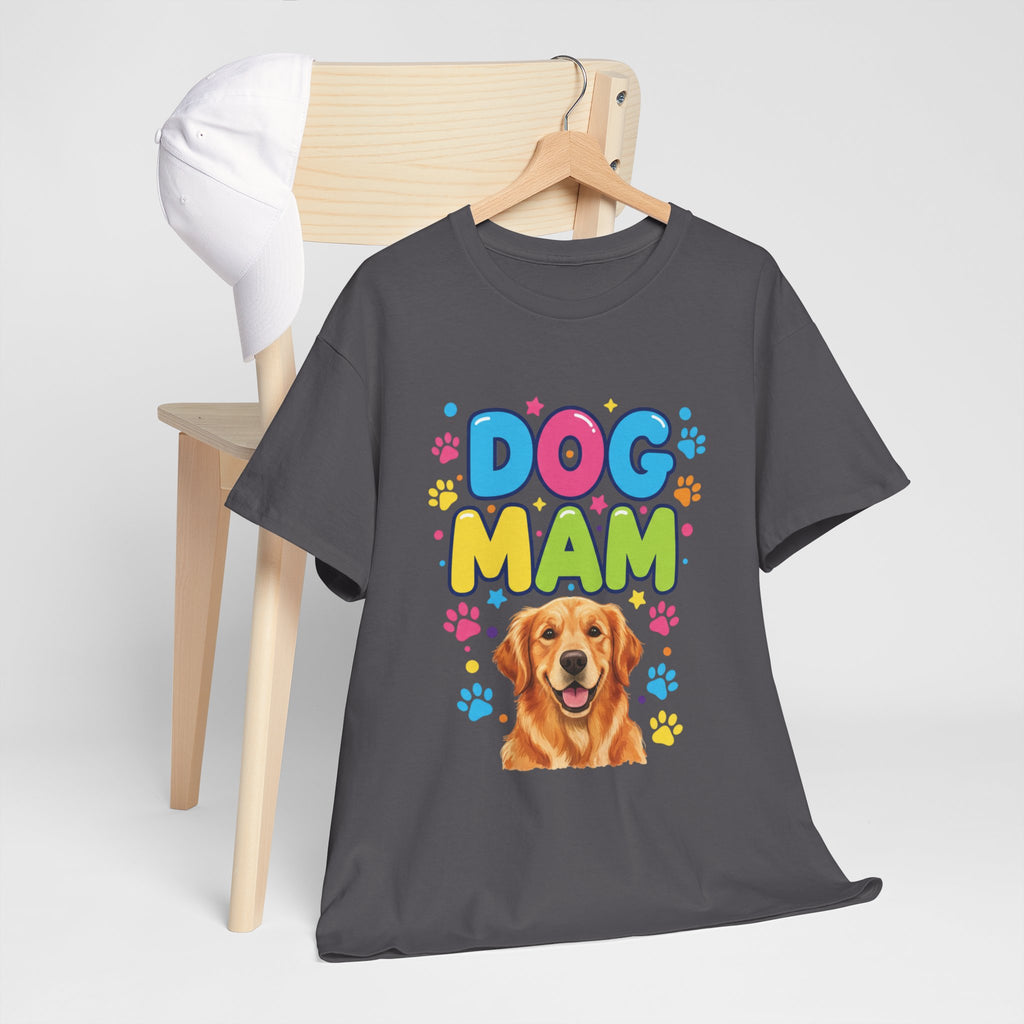 Dog Mam T-Shirt — Cute Colorful "Dog Mam" Graphic Tee for Dog Lovers