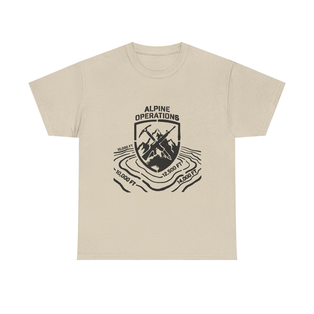 Alpine Operations Cotton Hiking Tee - Mountain Badge Edition