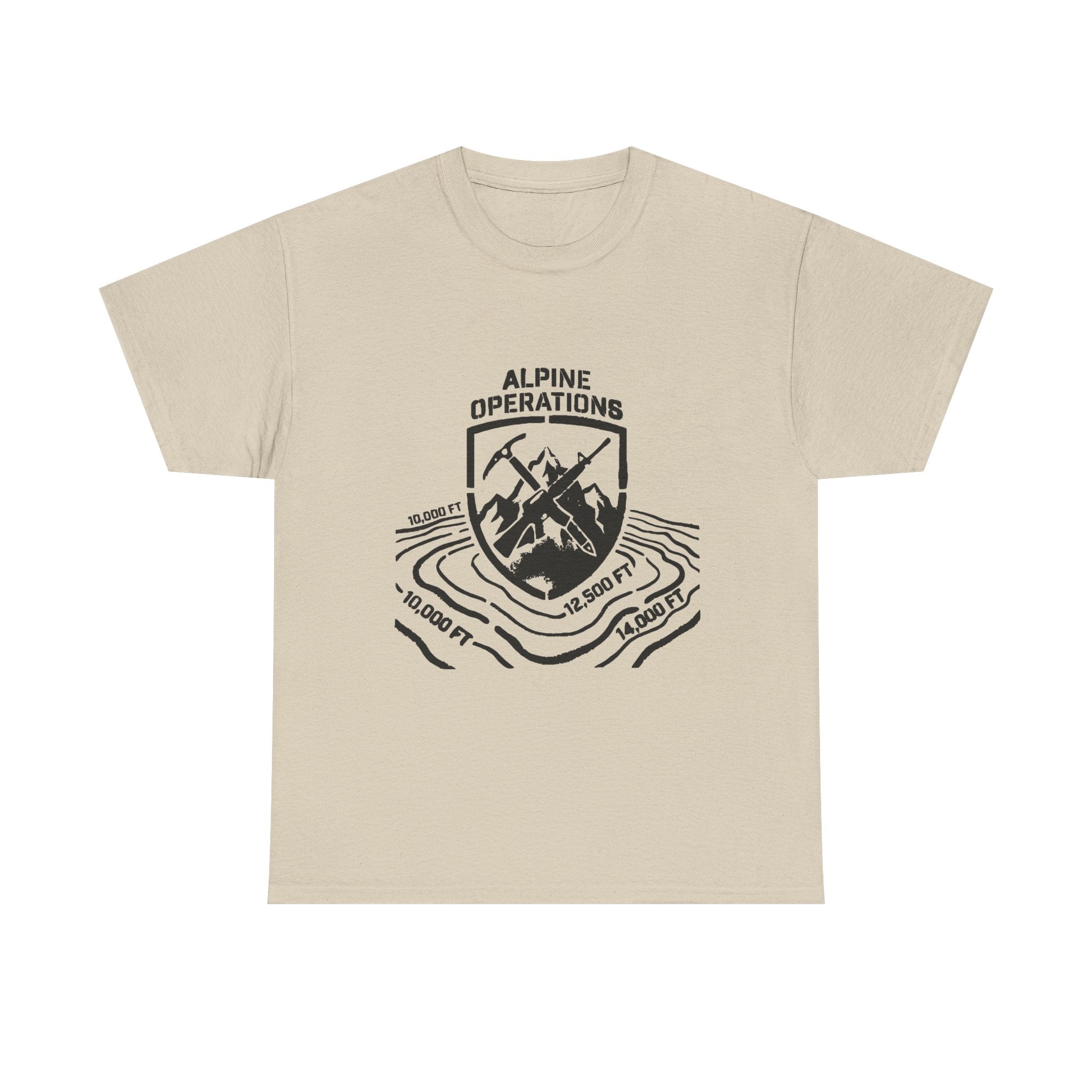 Alpine Operations Cotton Hiking Tee - Mountain Badge Edition