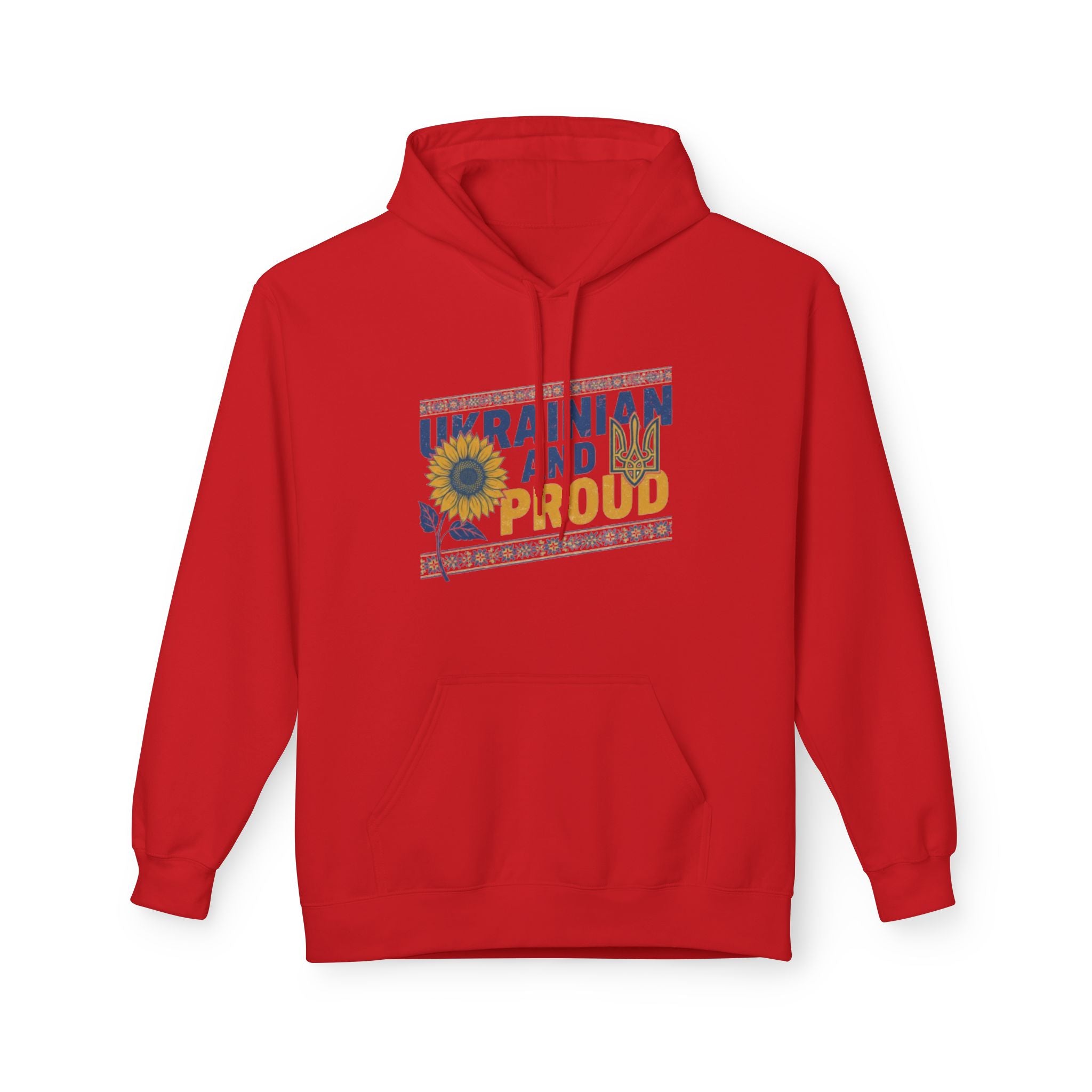 Ukrainian and Proud Hoodie — Sunflower National Pride Pullover
