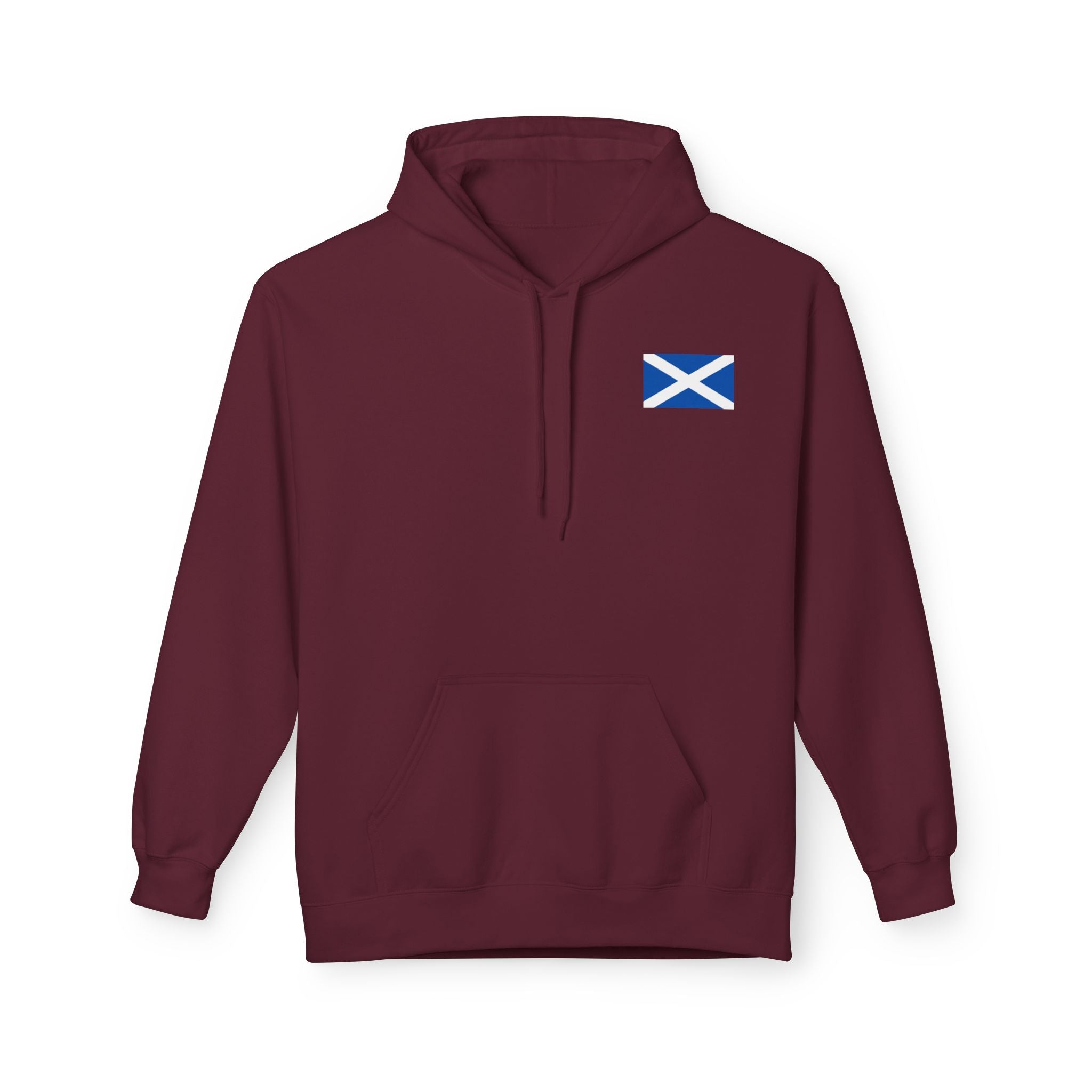 Scottish Hoodie — "Scottish & Proud" Vintage Stag Graphic Pullover