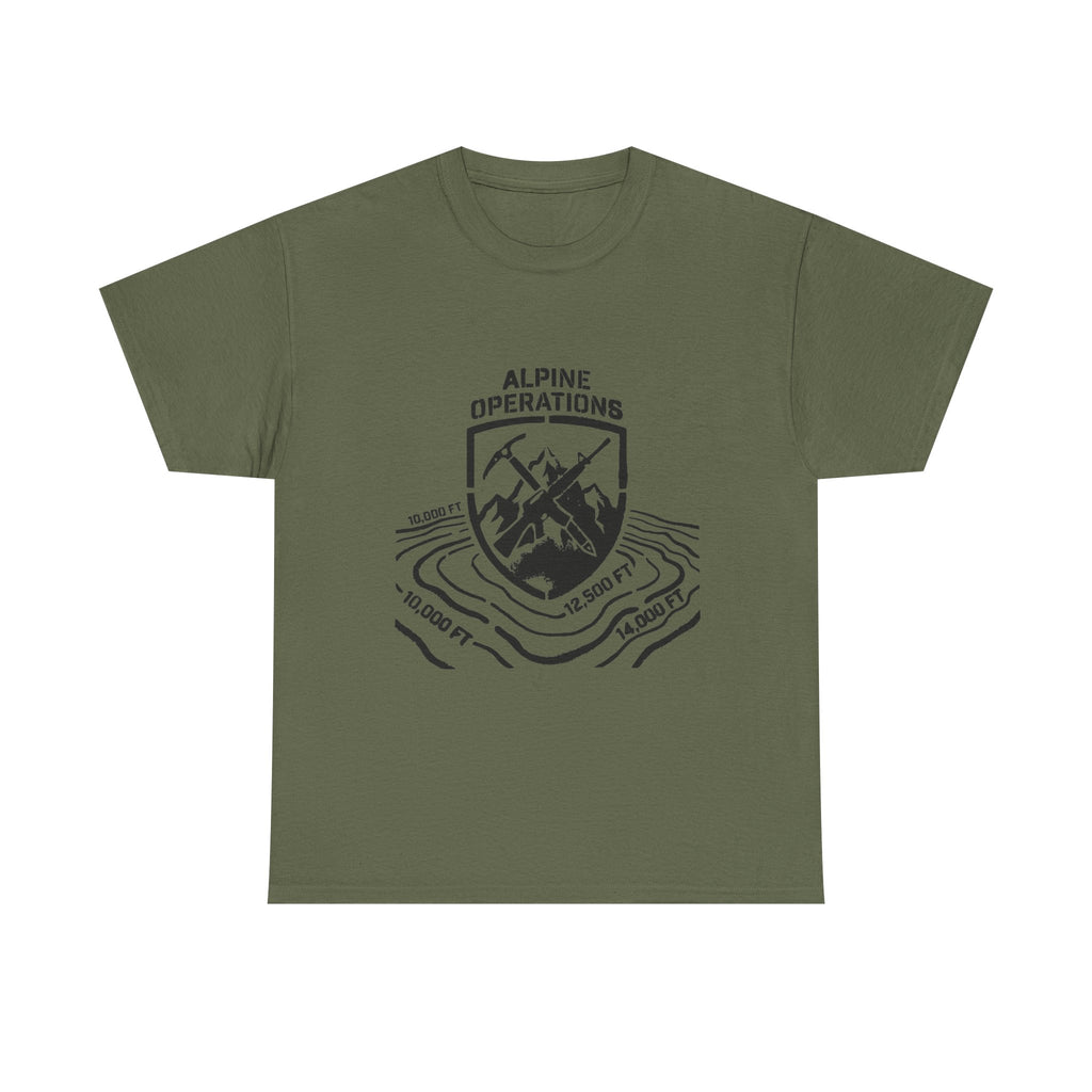 Alpine Operations Cotton Hiking Tee - Mountain Badge Edition