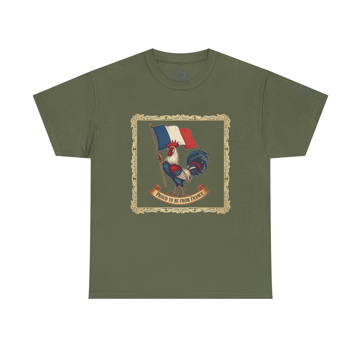 Proud to Be From France T-Shirt — Rooster & Tricolour Crest Tee — product image 7