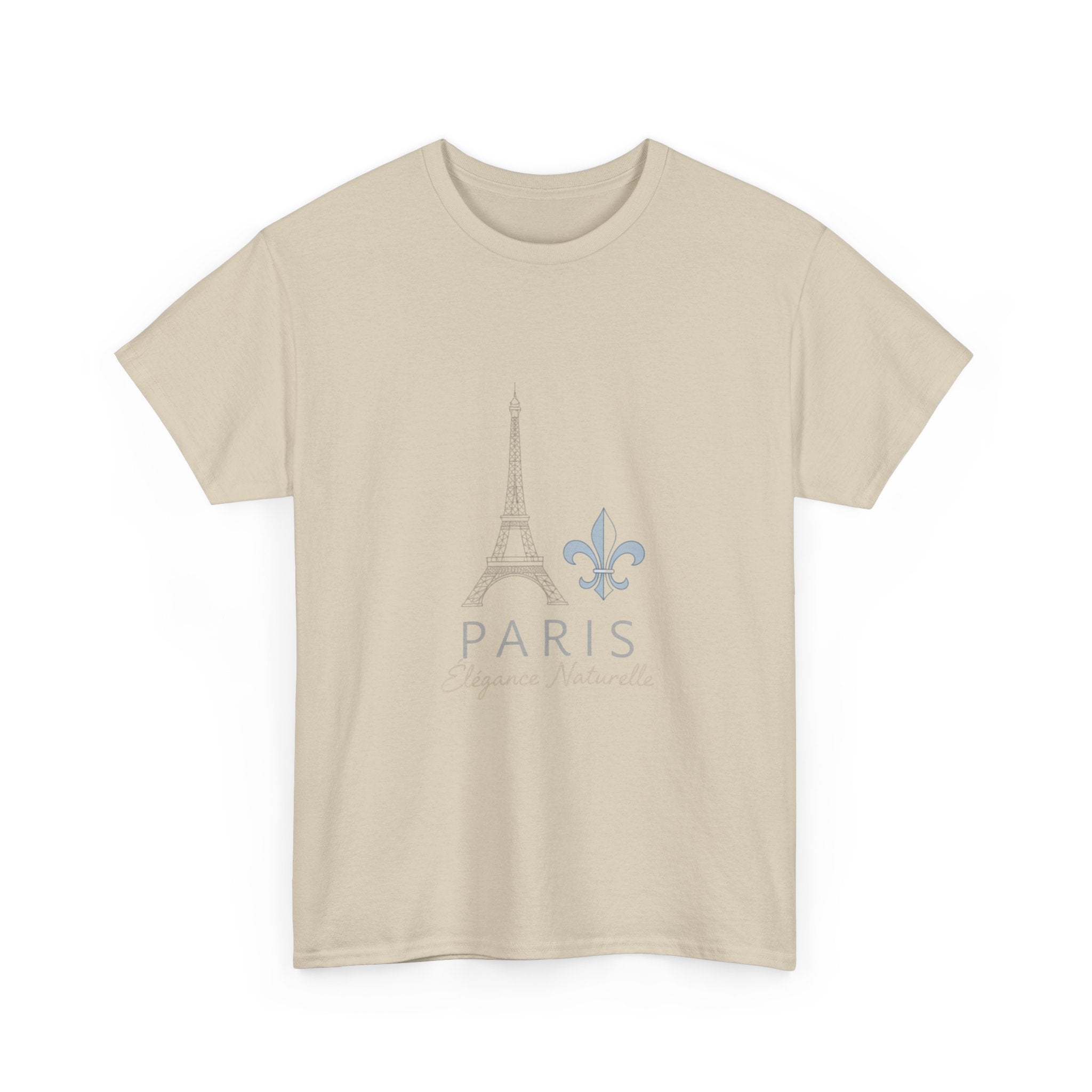 Paris Eiffel Tower Tee – 'Paris Élégance Naturelle' Graphic T-Shirt