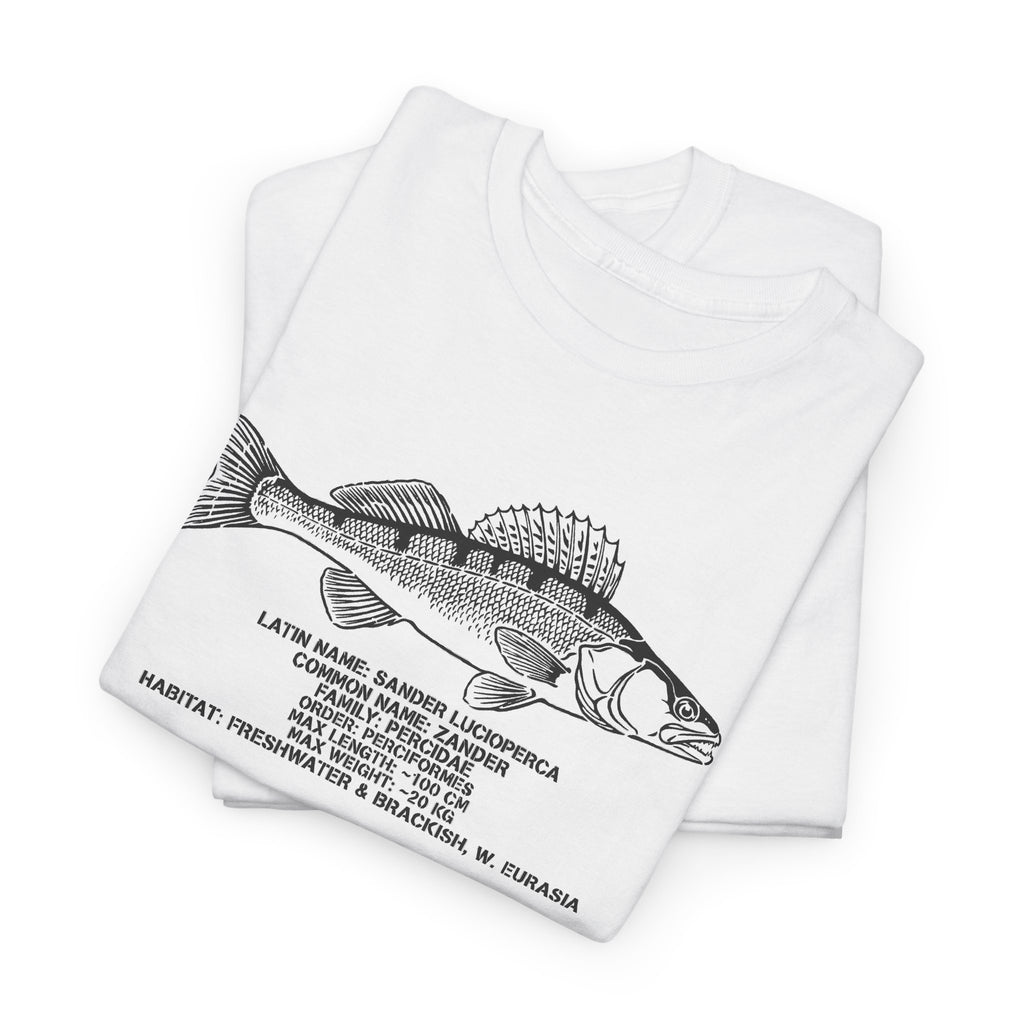 Walleye Fish (Zander) Illustration Tee | Fishing T-Shirt