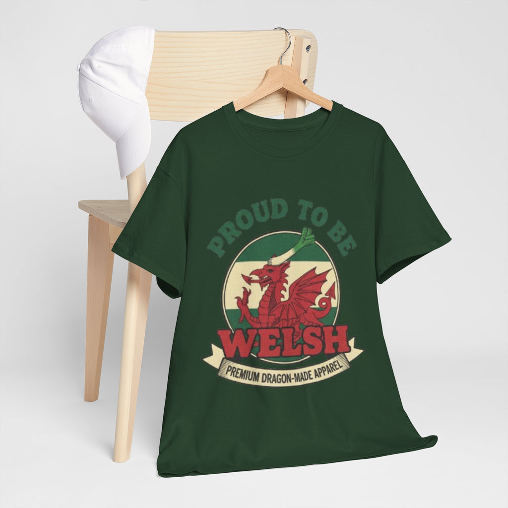 Proud to Be Welsh T-Shirt — Welsh Dragon Pride Tee