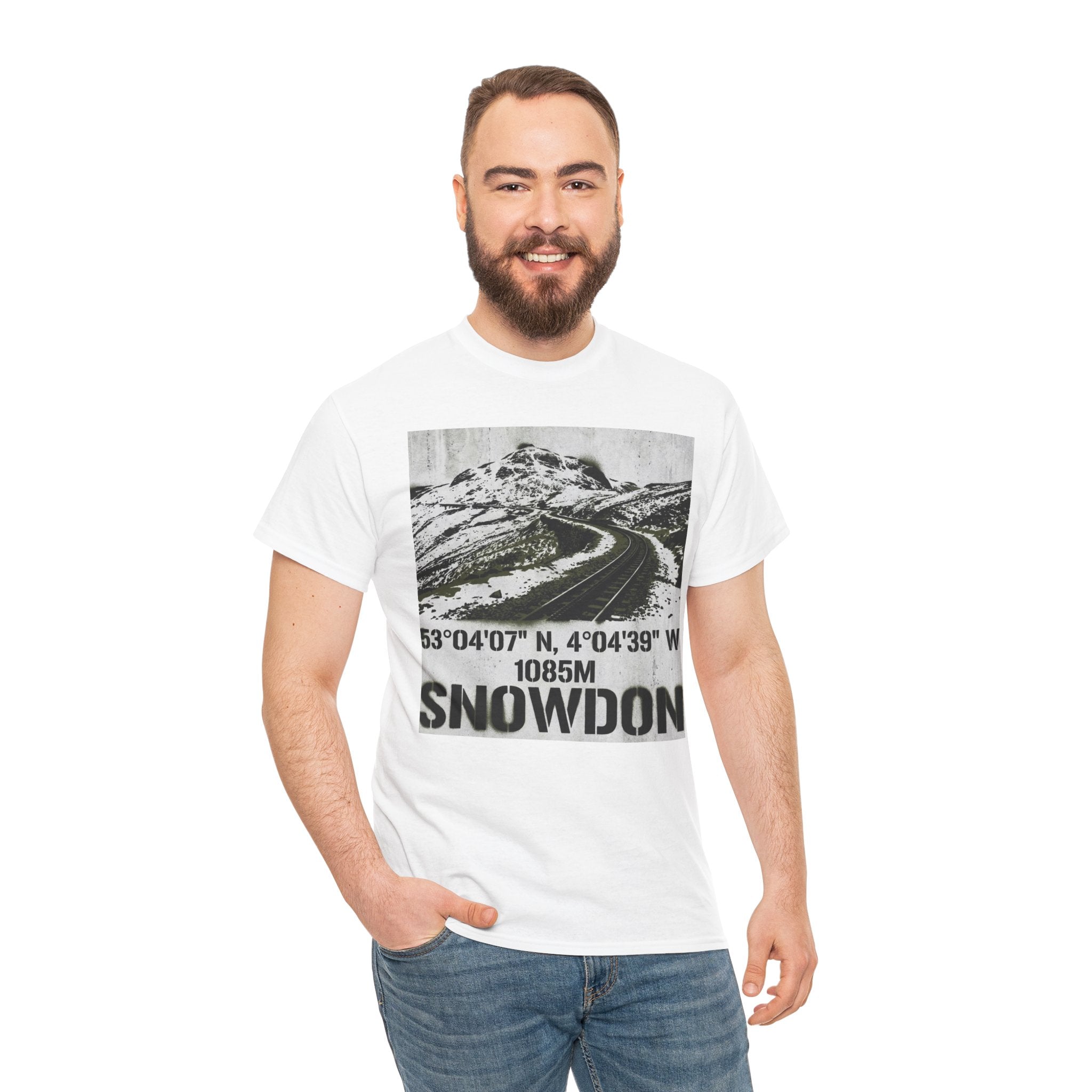 Snowdon Mountain Tee — Snowdon 1085M Coordinates Graphic T-Shirt