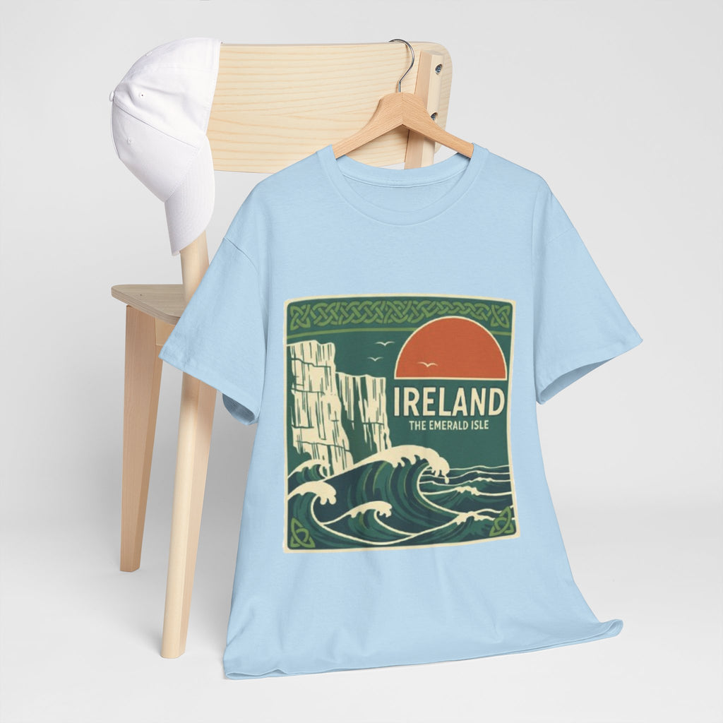 Ireland Vintage Travel Tee — 'Ireland The Emerald Isle' Graphic T‑Shirt