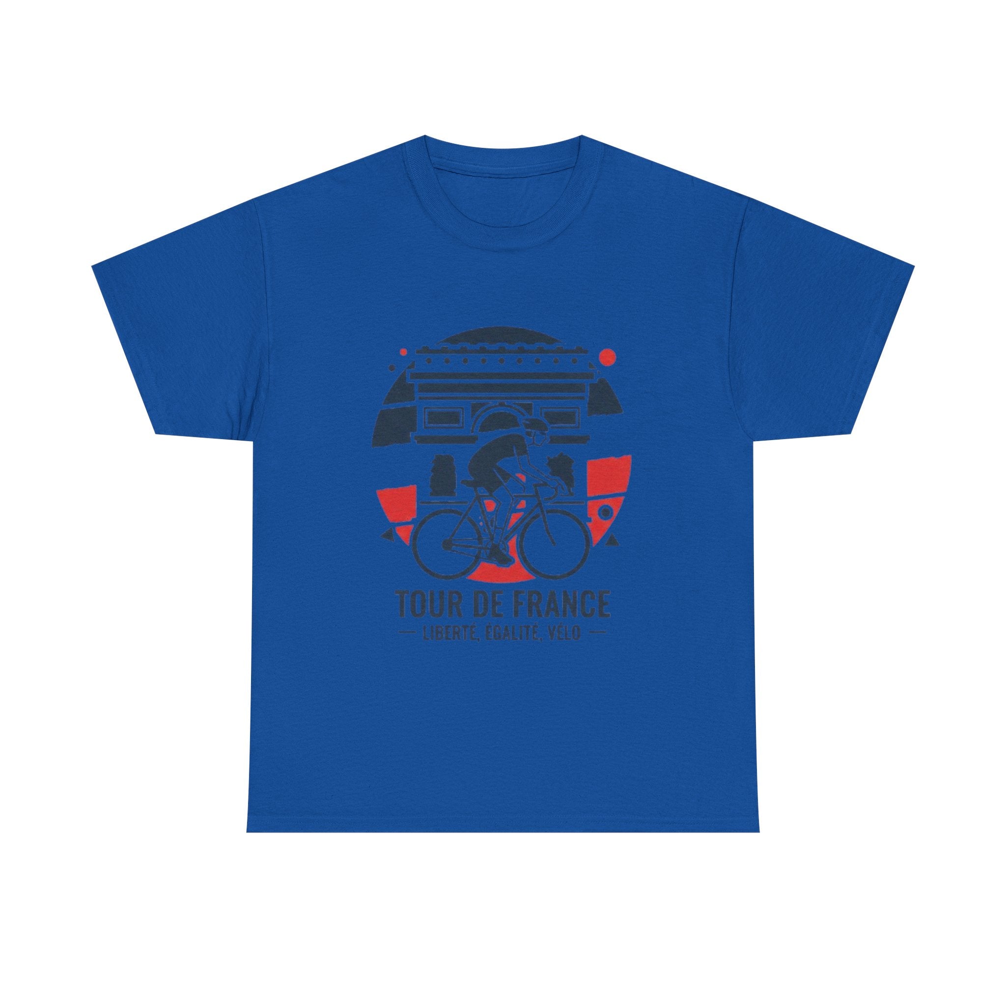 Tour de France Cycling Tee — "Liberté, Égalité, Vélo" Graphic Shirt