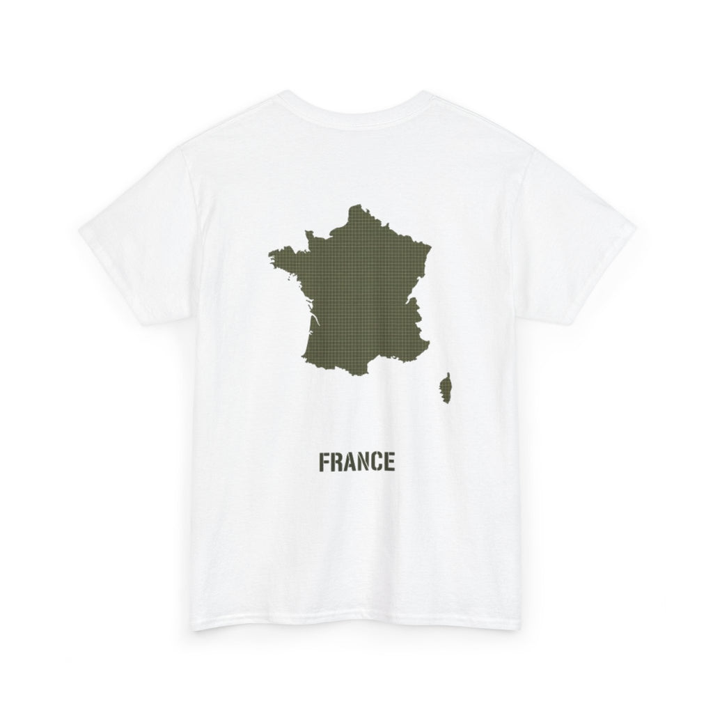 France Map Tee with "GALLUS" Chest Logo