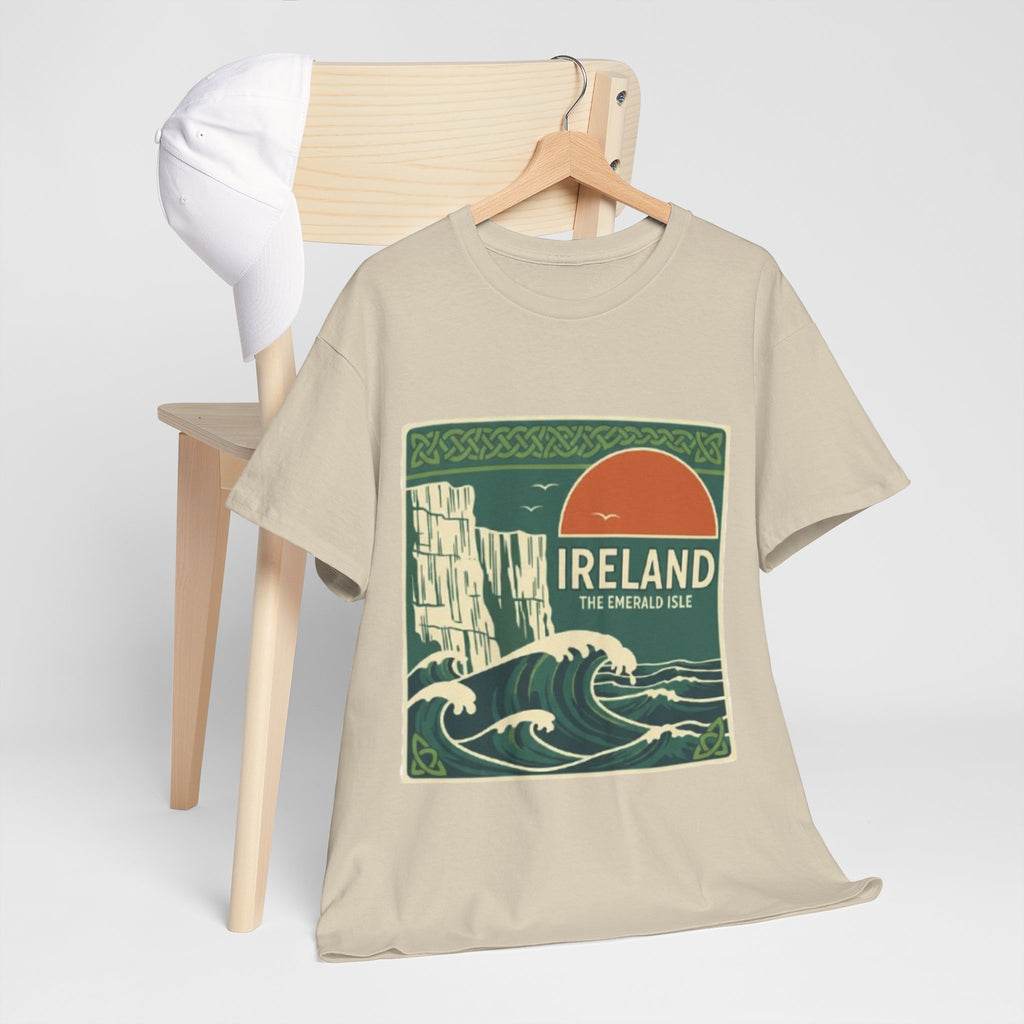 Ireland Vintage Travel Tee — 'Ireland The Emerald Isle' Graphic T‑Shirt