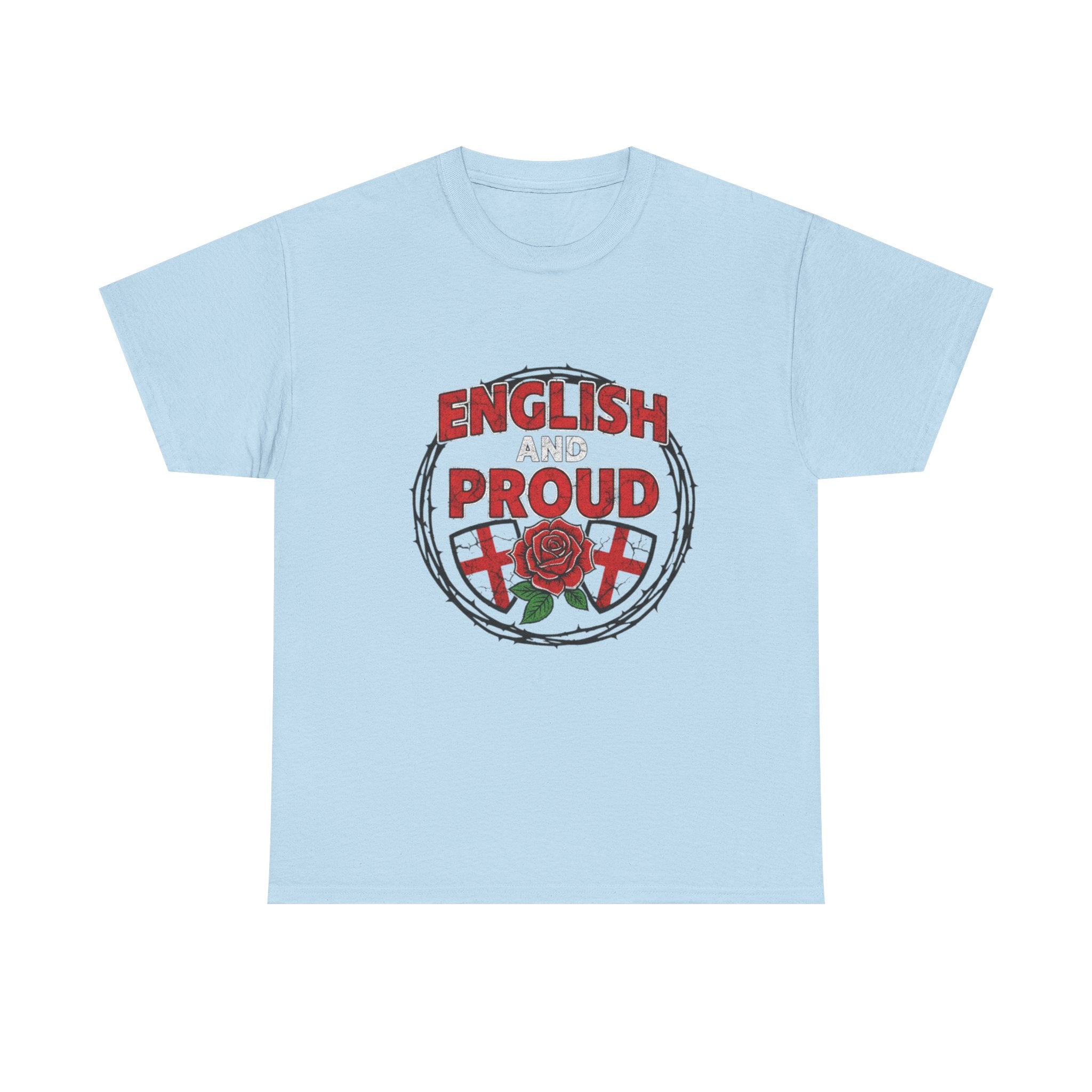 English and Proud T-Shirt — St. George Rose Patriotic Tee