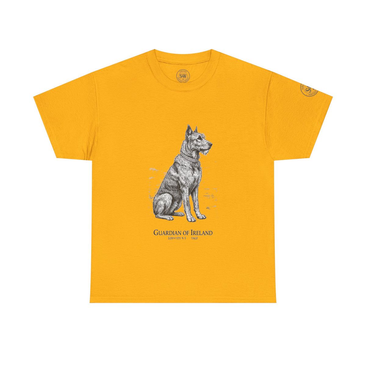 Guardian of Ireland German Shepherd T-Shirt — Irish Dog Tee — product image 5