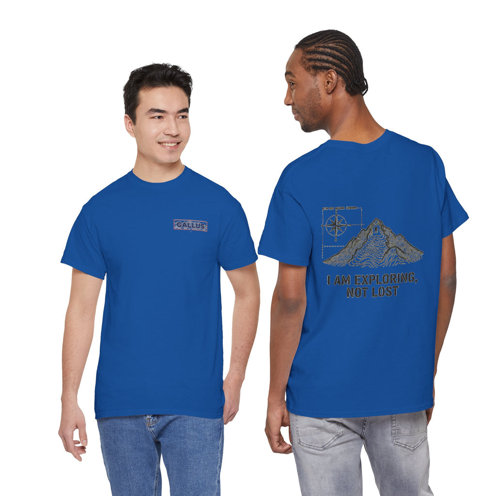 Explorer Mountain Tee — "I Am Exploring, Not Lost" Adventure T-Shirt