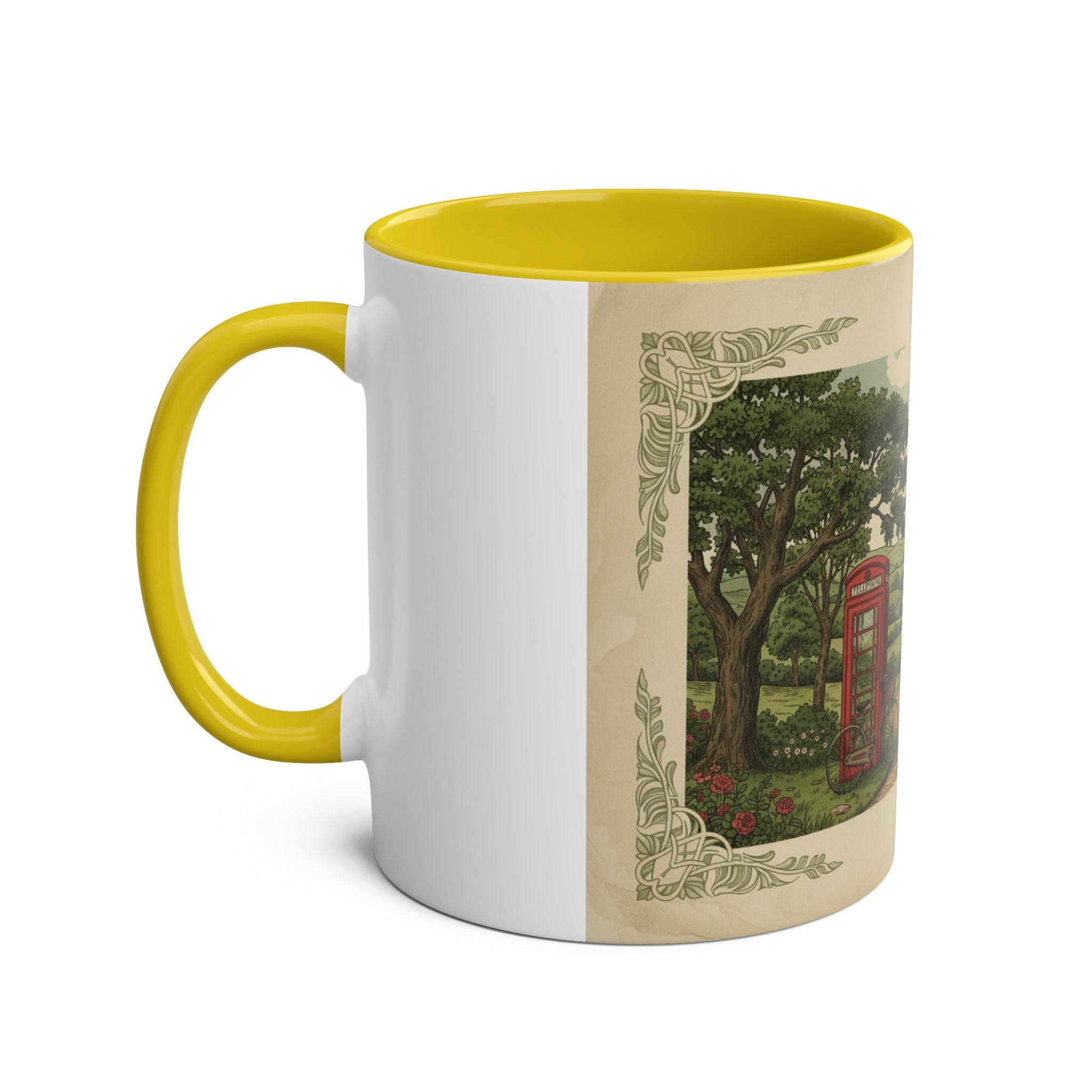 Two-Tone Coffee Mugs, 11oz
