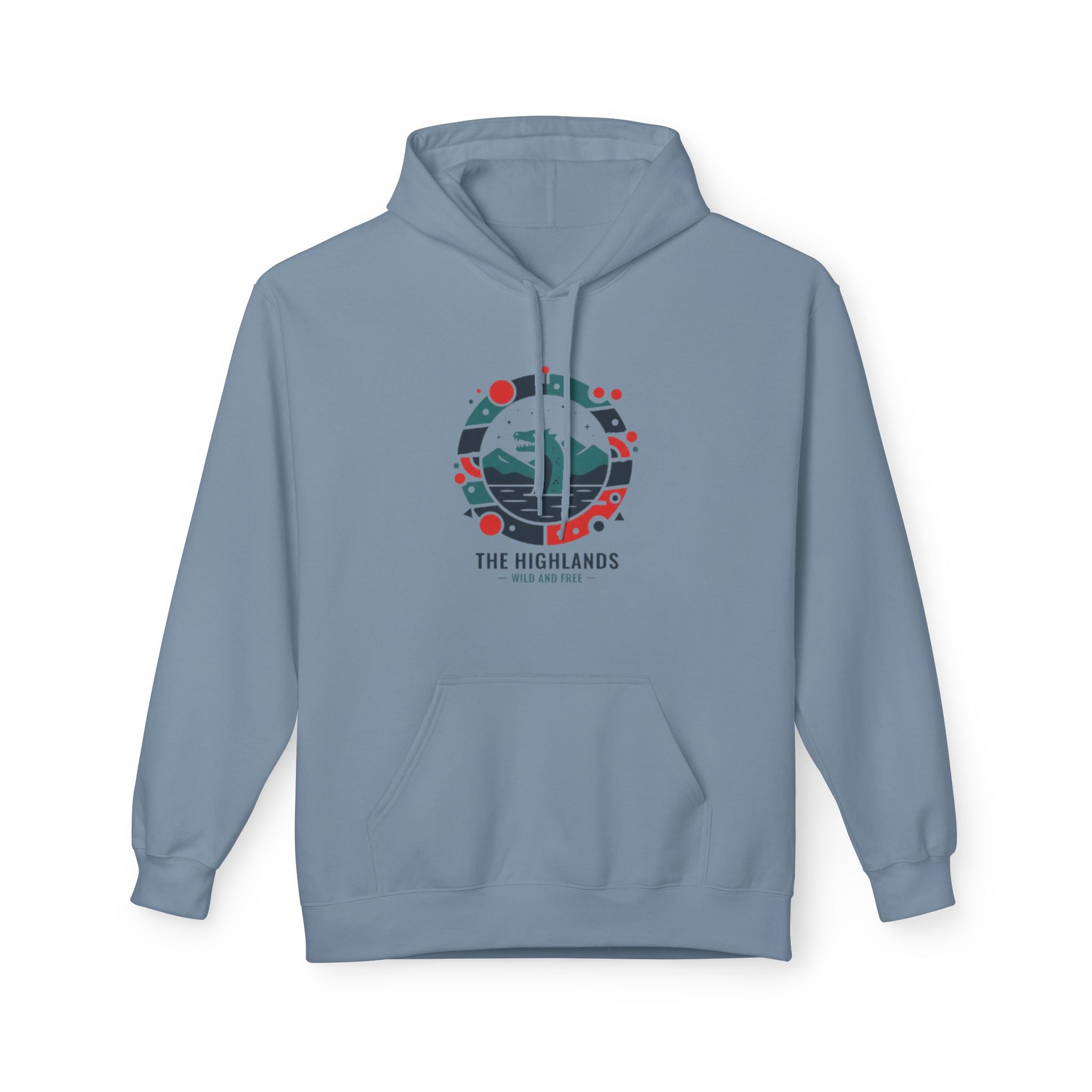 Highlands Mountain Hoodie — Scenic Retro Adventure Pullover