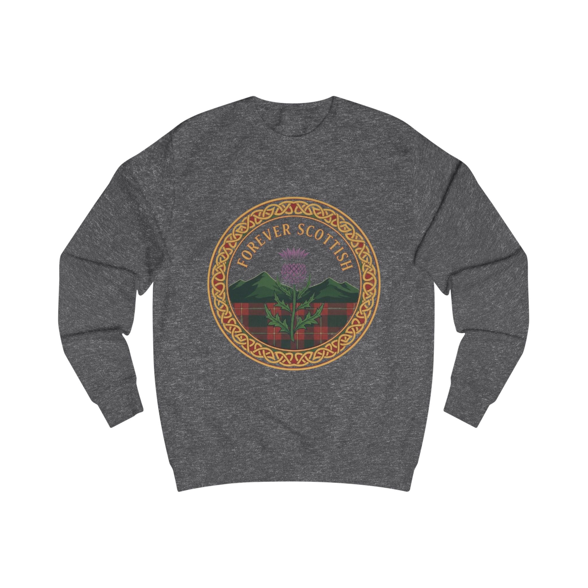 Forever Scottish Sweatshirt – Thistle Crest Scotland Pride Crewneck