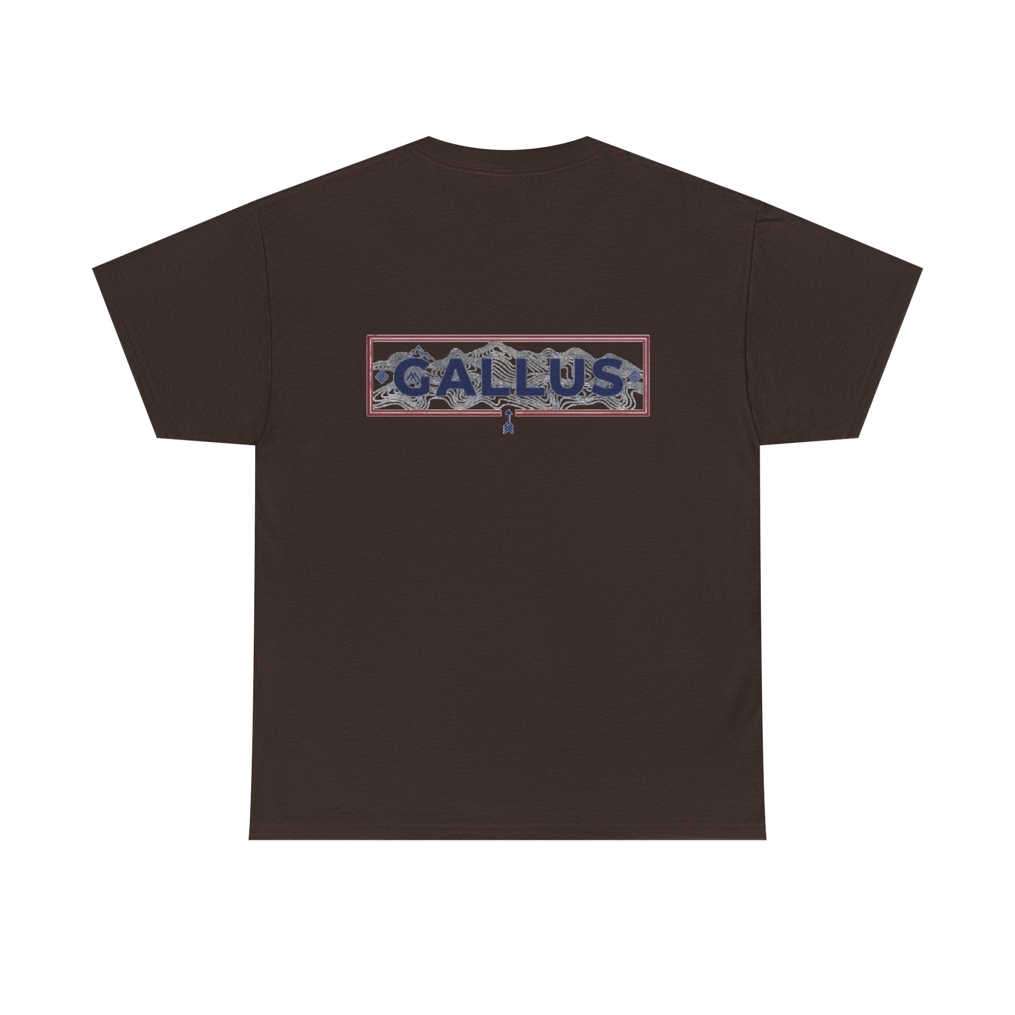Gallus Logo T-Shirt — Minimal Retro Chest & Back Graphic Tee