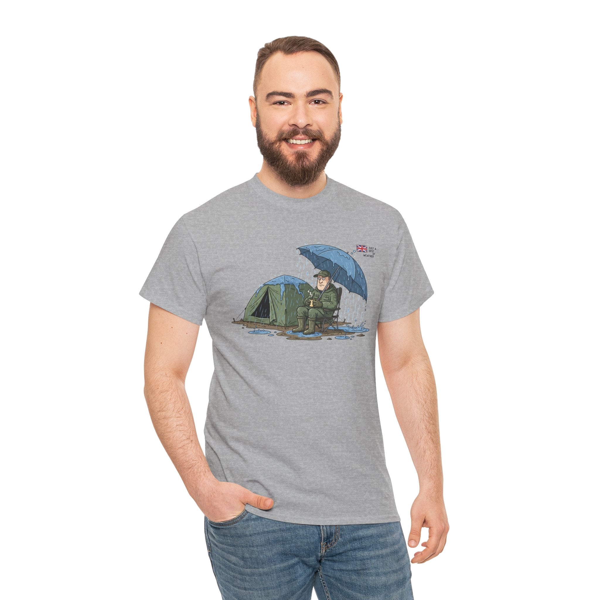 Retro Mountain Camper Graphic T-Shirt — Vintage Van Life Adventure Tee