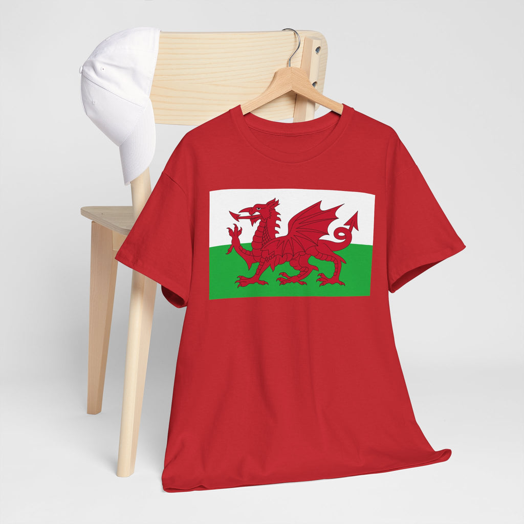 Welsh Dragon T‑Shirt — Cymru Red Dragon Flag Tee
