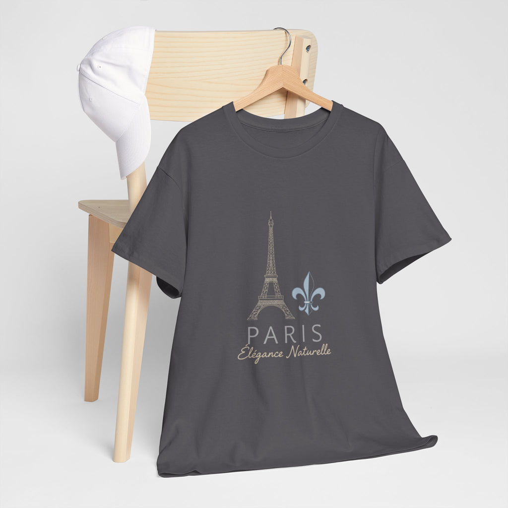 Paris Eiffel Tower Tee – 'Paris Élégance Naturelle' Graphic T-Shirt