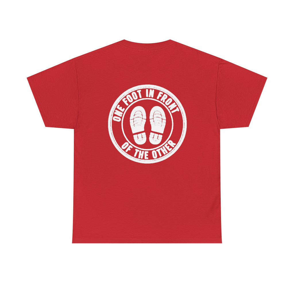 One Foot In Front Of The Other T-Shirt — Motivational Walking Tee