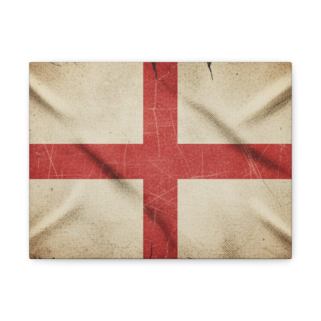 English Flag St. George’s Cross Vintage Flag Canvas