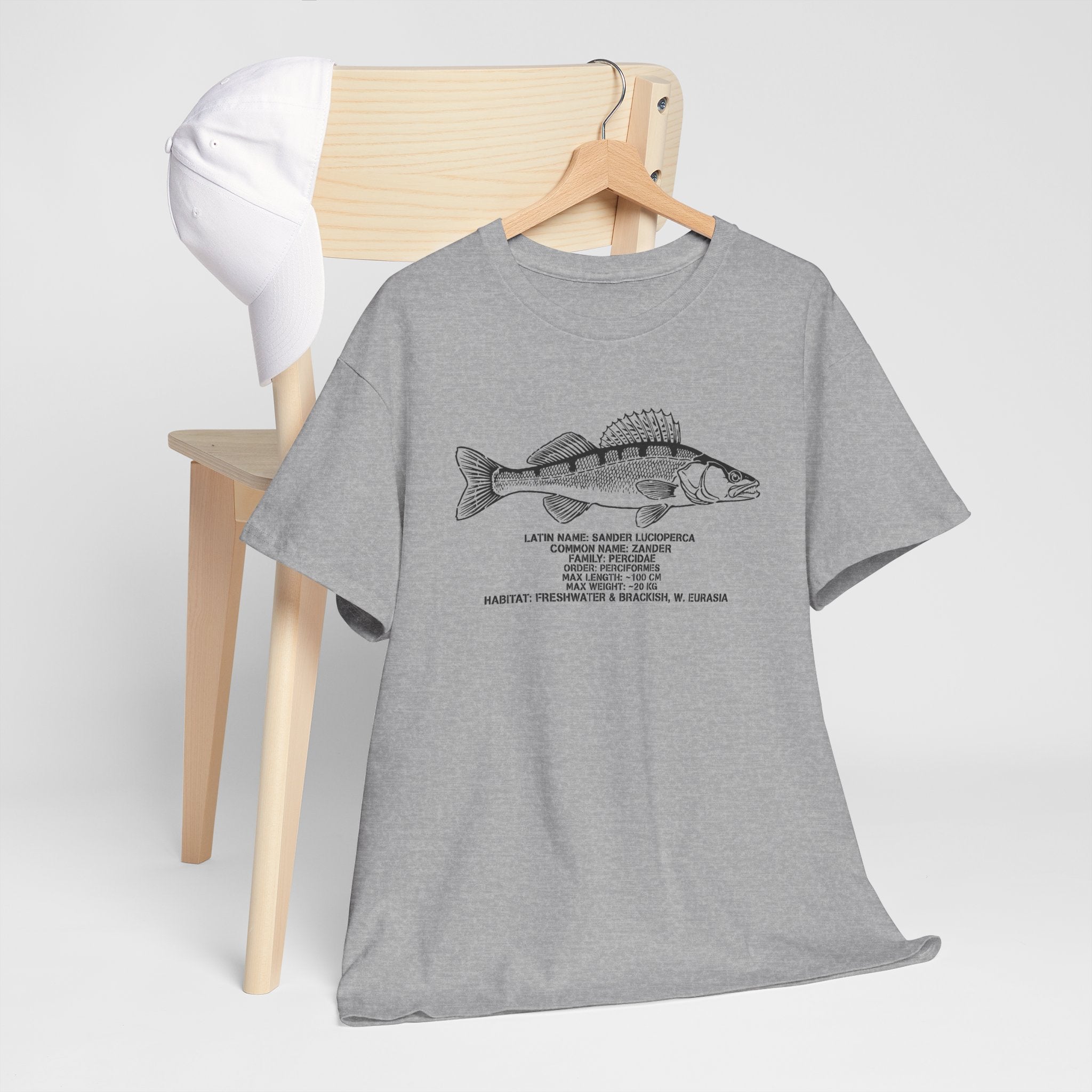Walleye Fish (Zander) Illustration Tee | Fishing T-Shirt