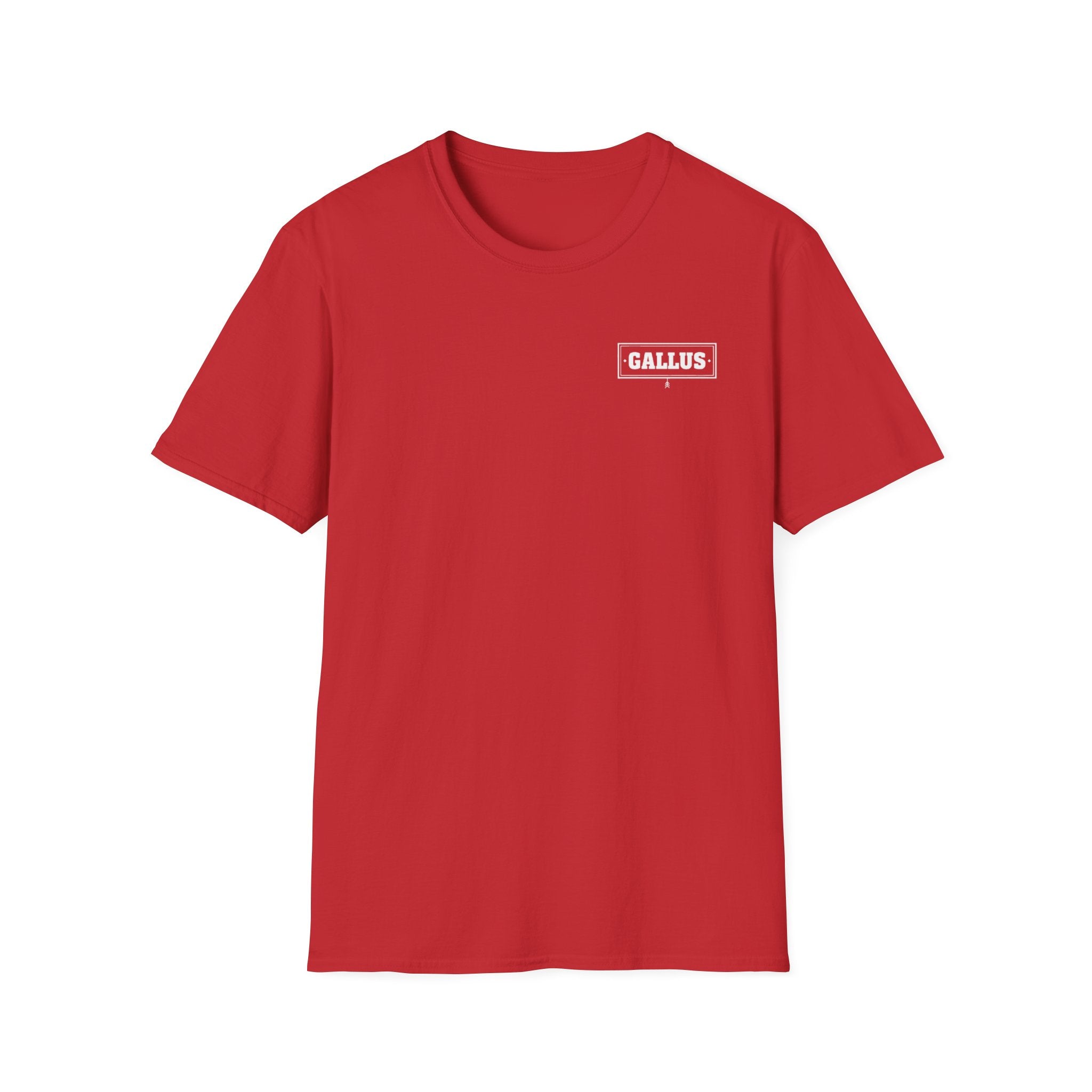 Gallus Mountain Badge T-Shirt — 'I Am Exploring, Not Lost' Adventure Tee