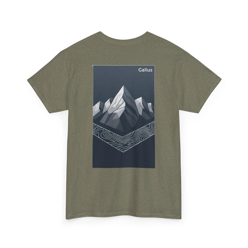 Mountain Graphic Tee — Gallus Logo Adventure T‑Shirt