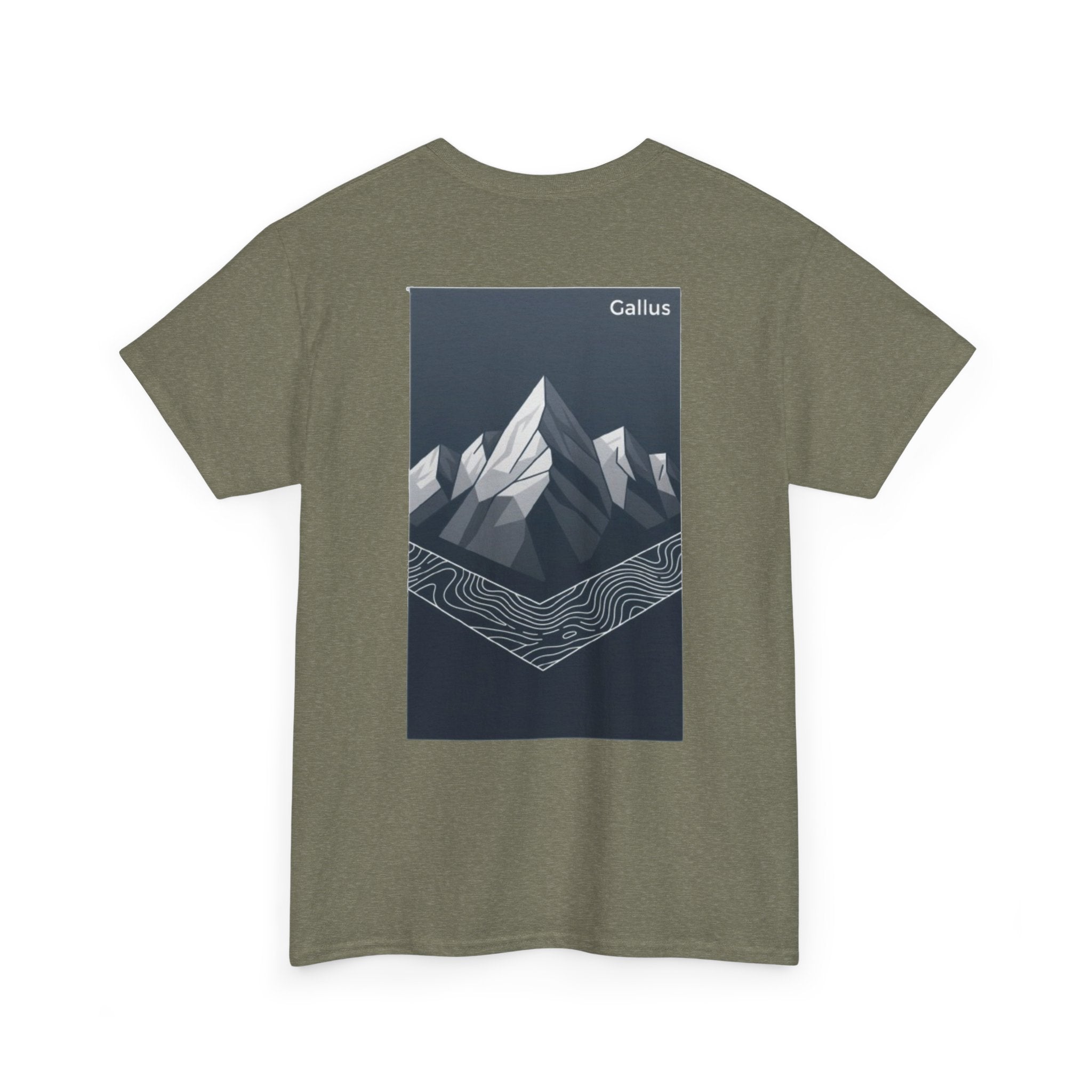Mountain Graphic Tee — Gallus Logo Adventure T‑Shirt