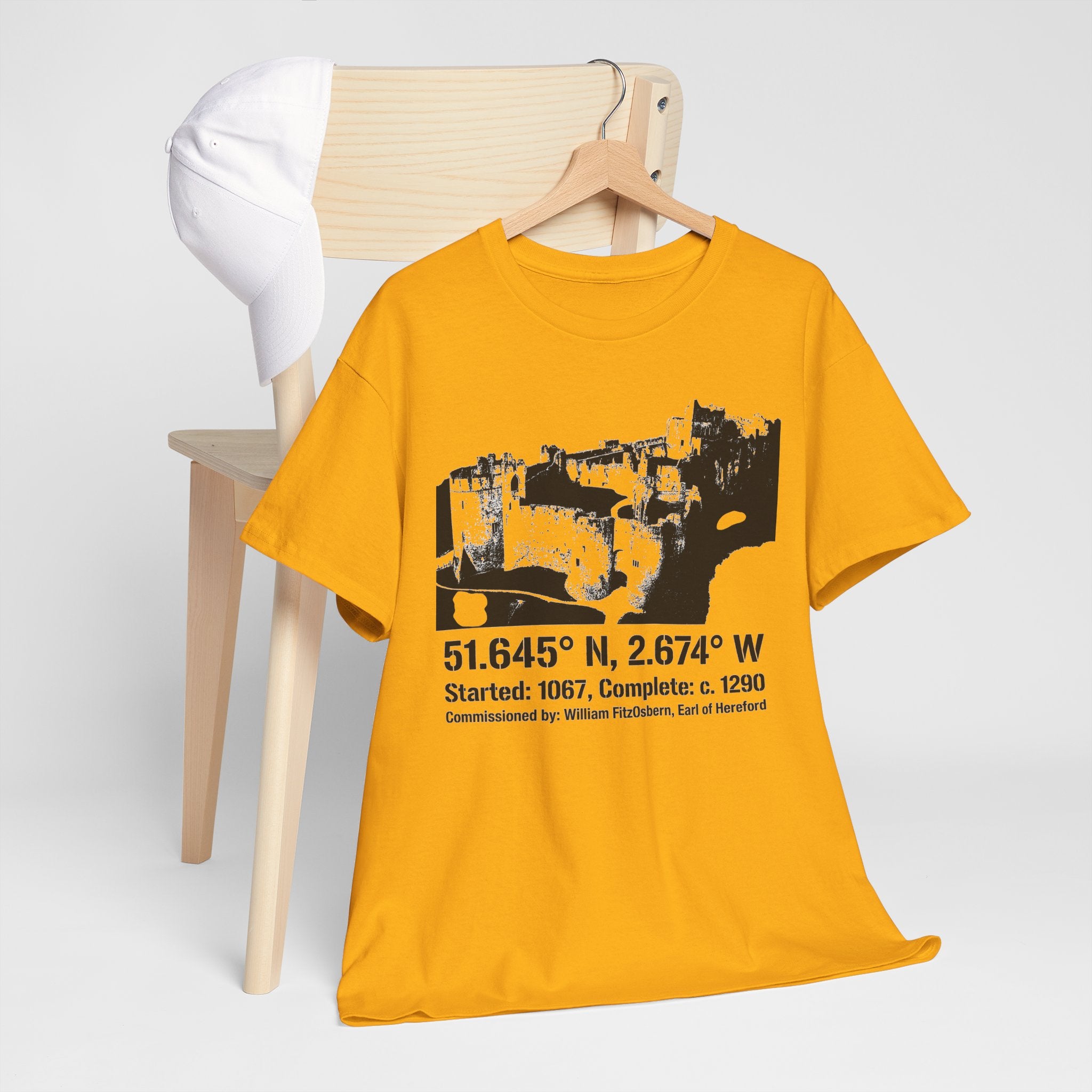 Chepstow Castle T‑Shirt — Historic Landmark Tee for Castle Lovers & Travelers