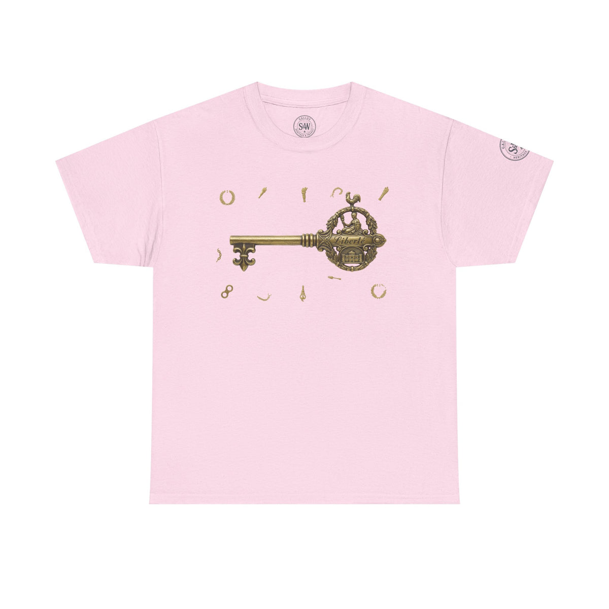 Bastille Key T-Shirt — French Revolution History Tee — product image 11