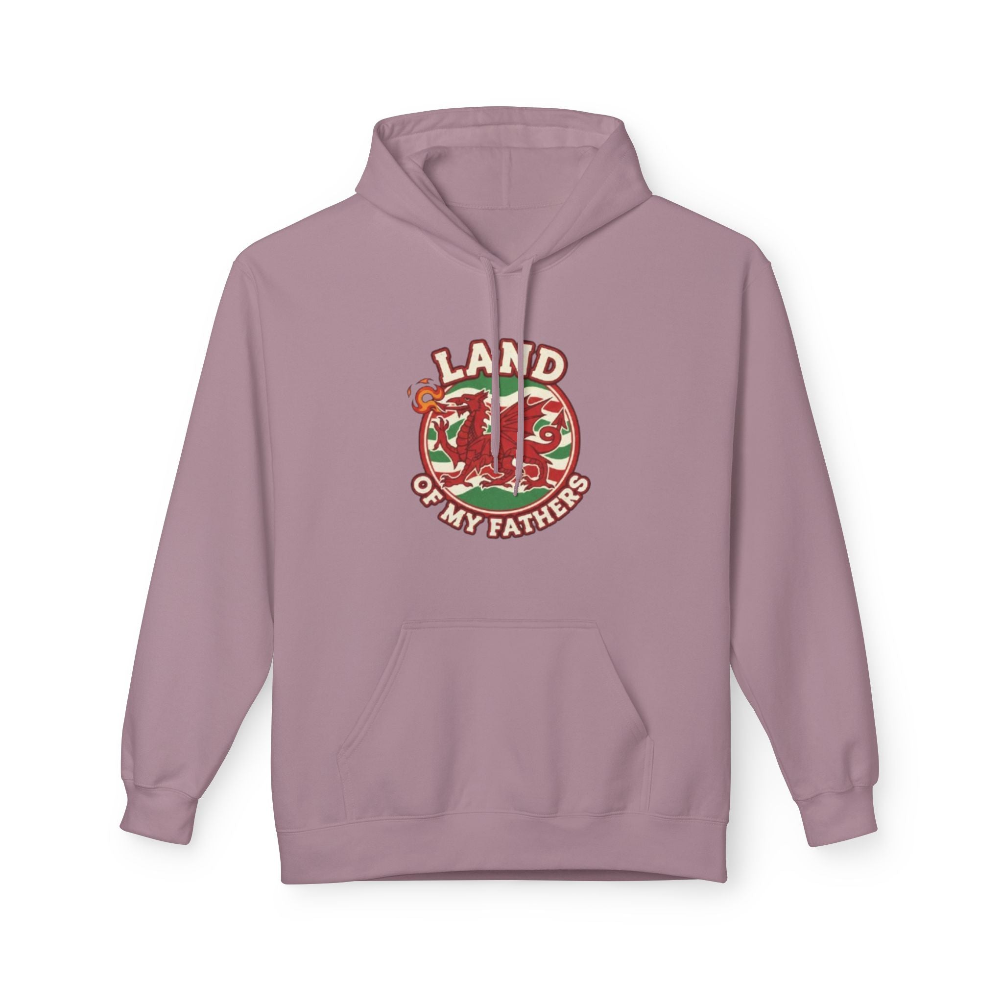 Hoodie — "Land of My Fathers" Vintage Welsh Pride Graphic Hoodie