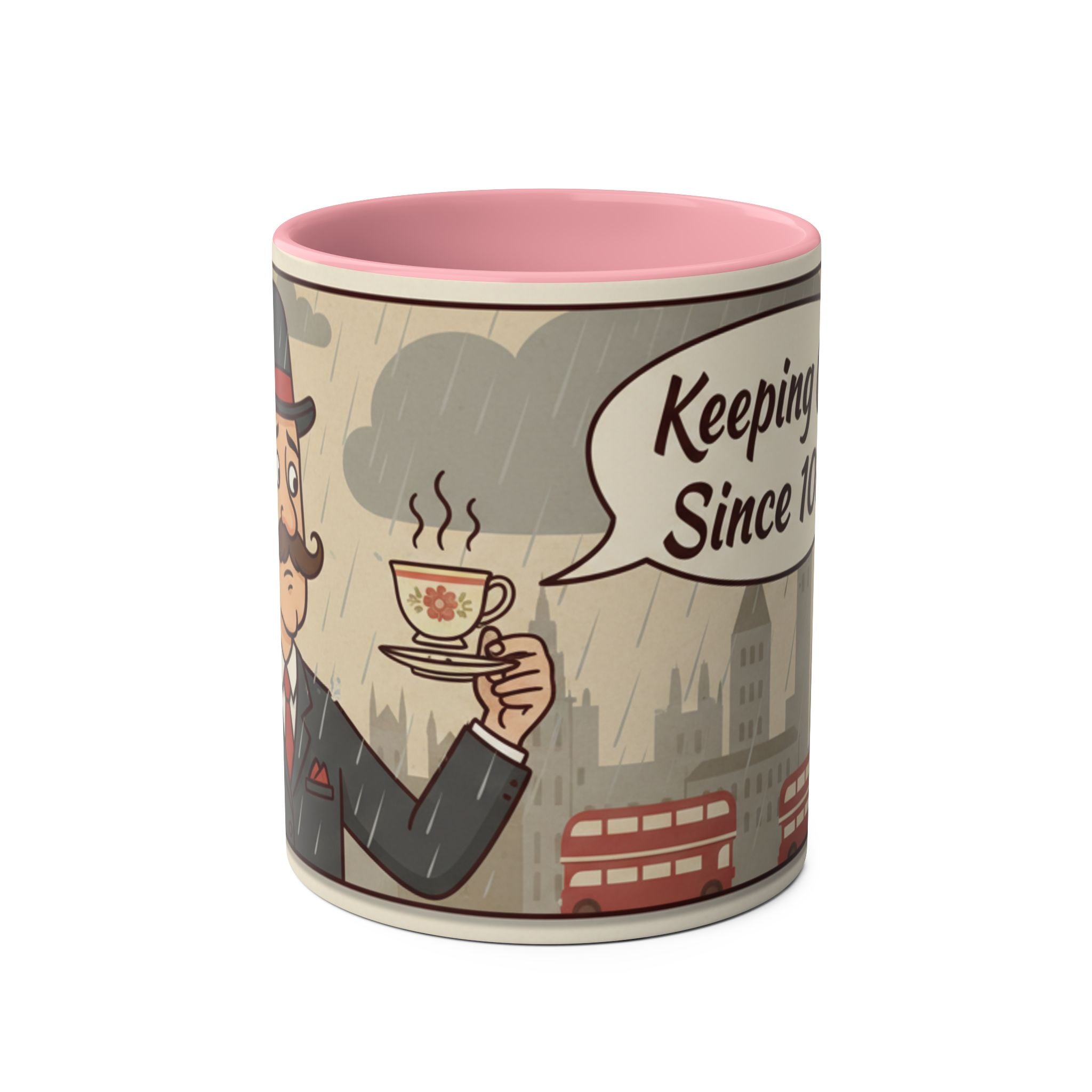 Two-Tone Coffee Mugs, 11oz