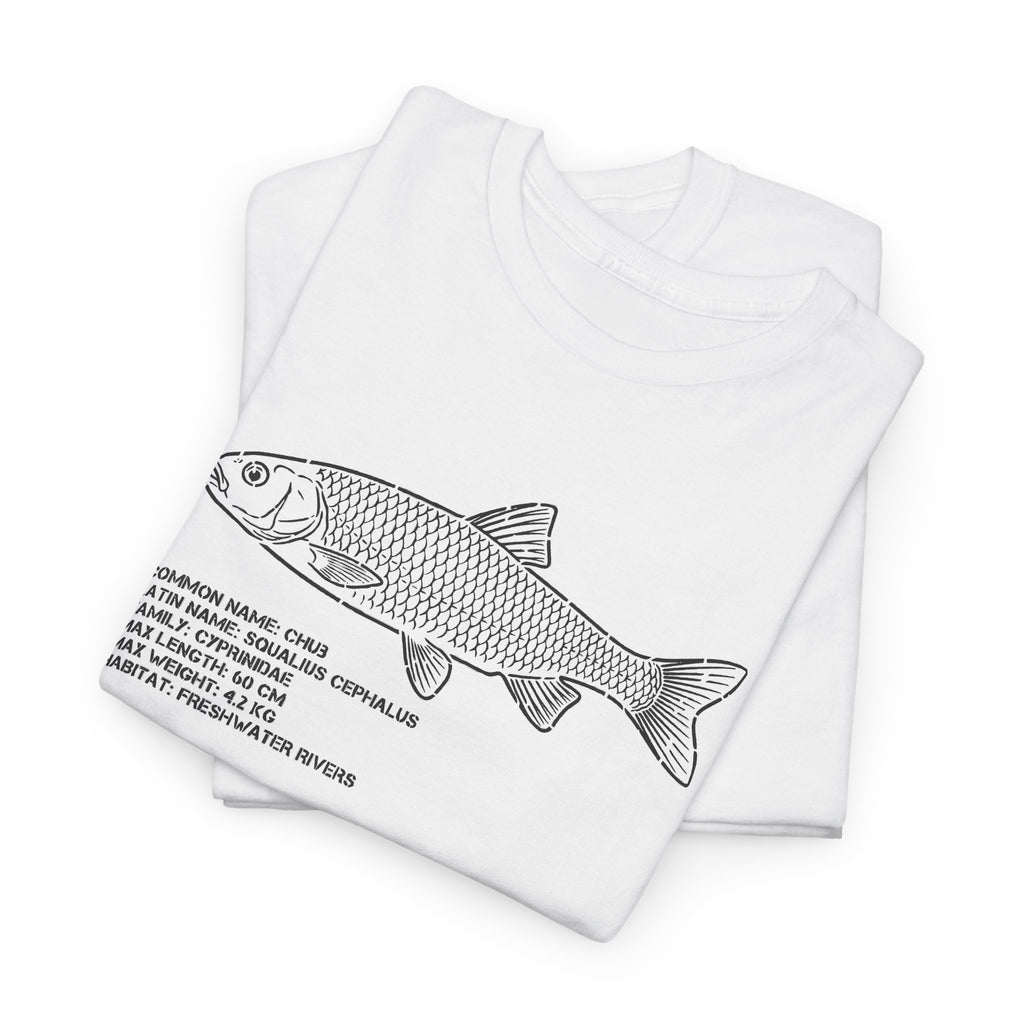 Fish Anatomy Graphic Tee — Scientific Illustration White T-Shirt