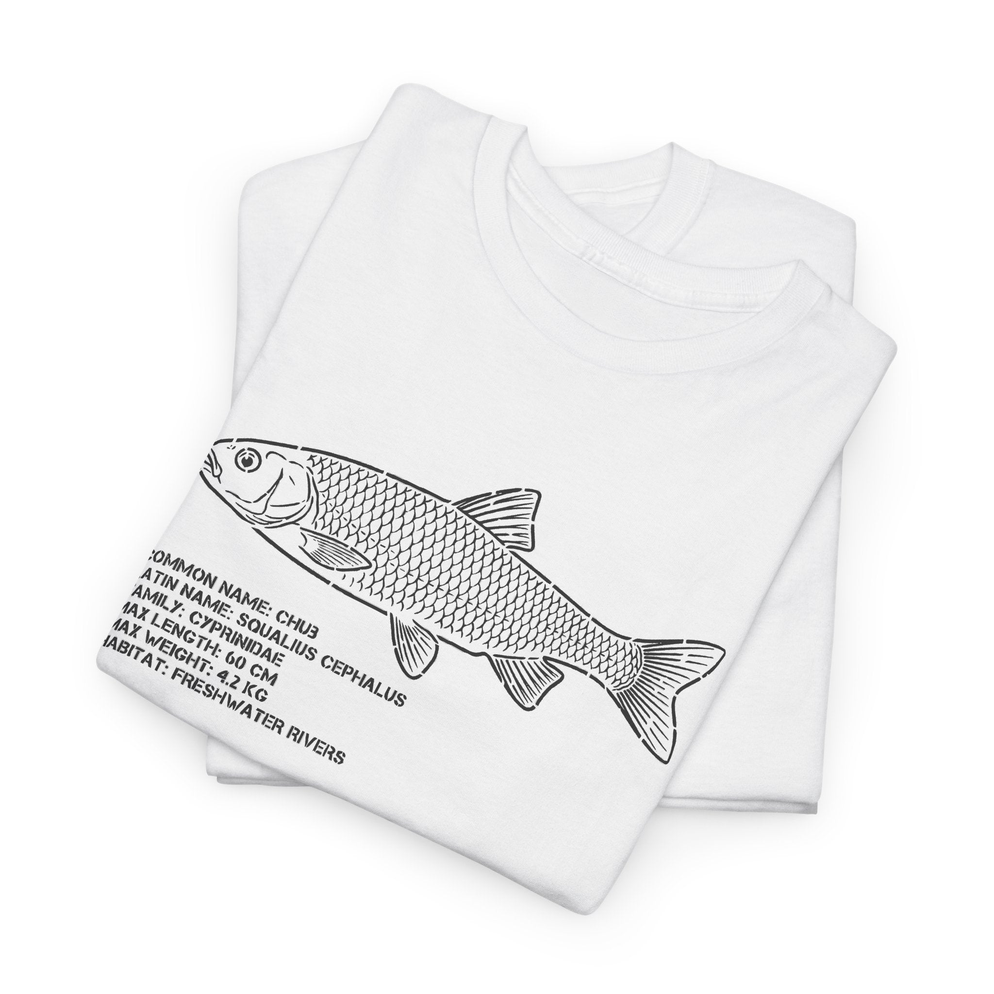 Fish Anatomy Graphic Tee — Scientific Illustration White T-Shirt