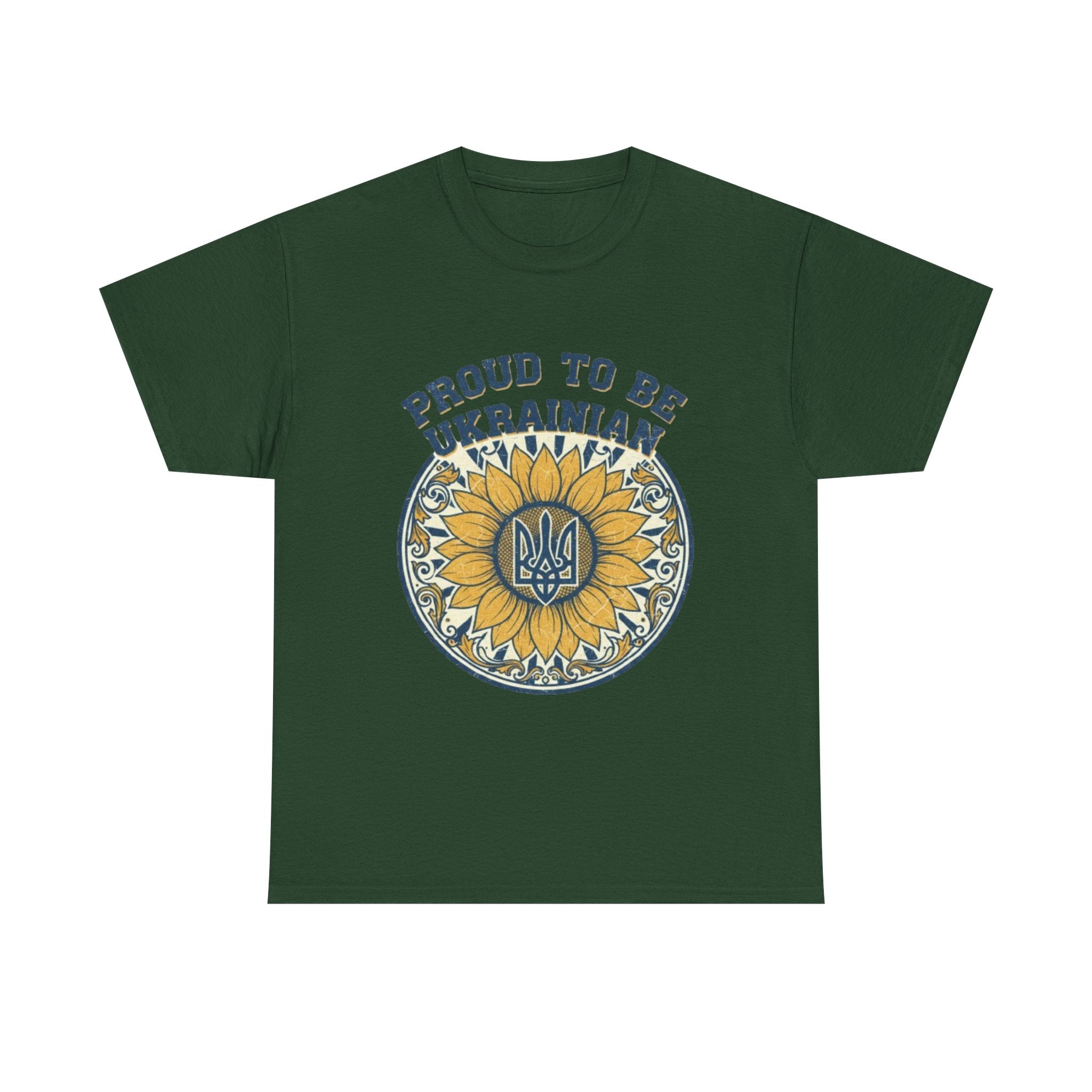 Proud to Be Ukrainian Sunflower T-Shirt