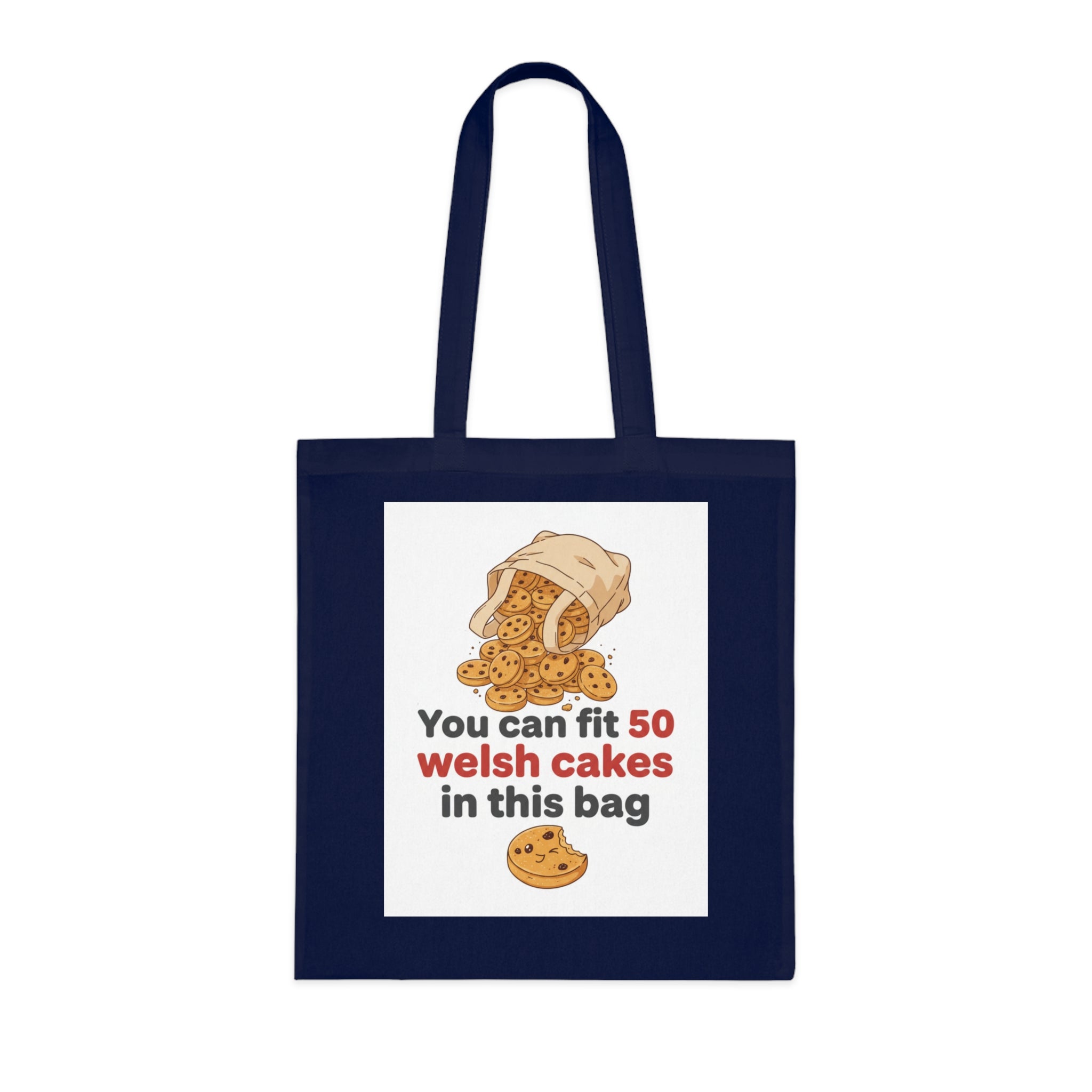 Welsh Cakes Tote Bag – "You Can Fit 50 Welsh Cakes in This Bag" Cotton Grocery Tote