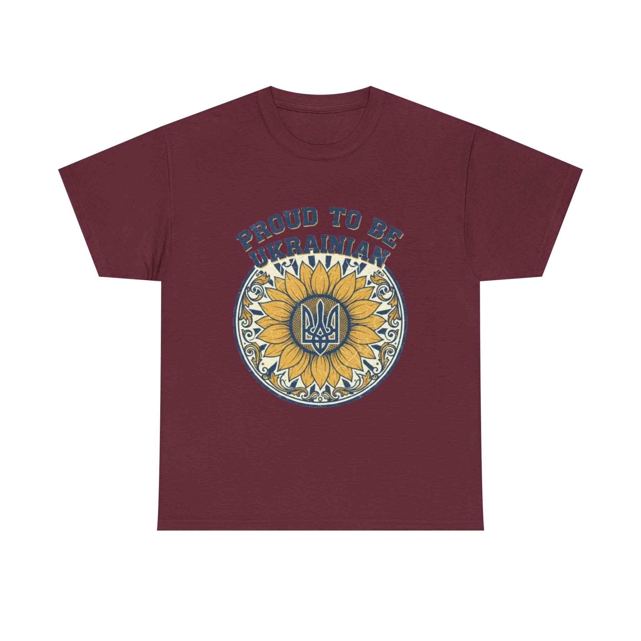 Proud to Be Ukrainian Sunflower T-Shirt