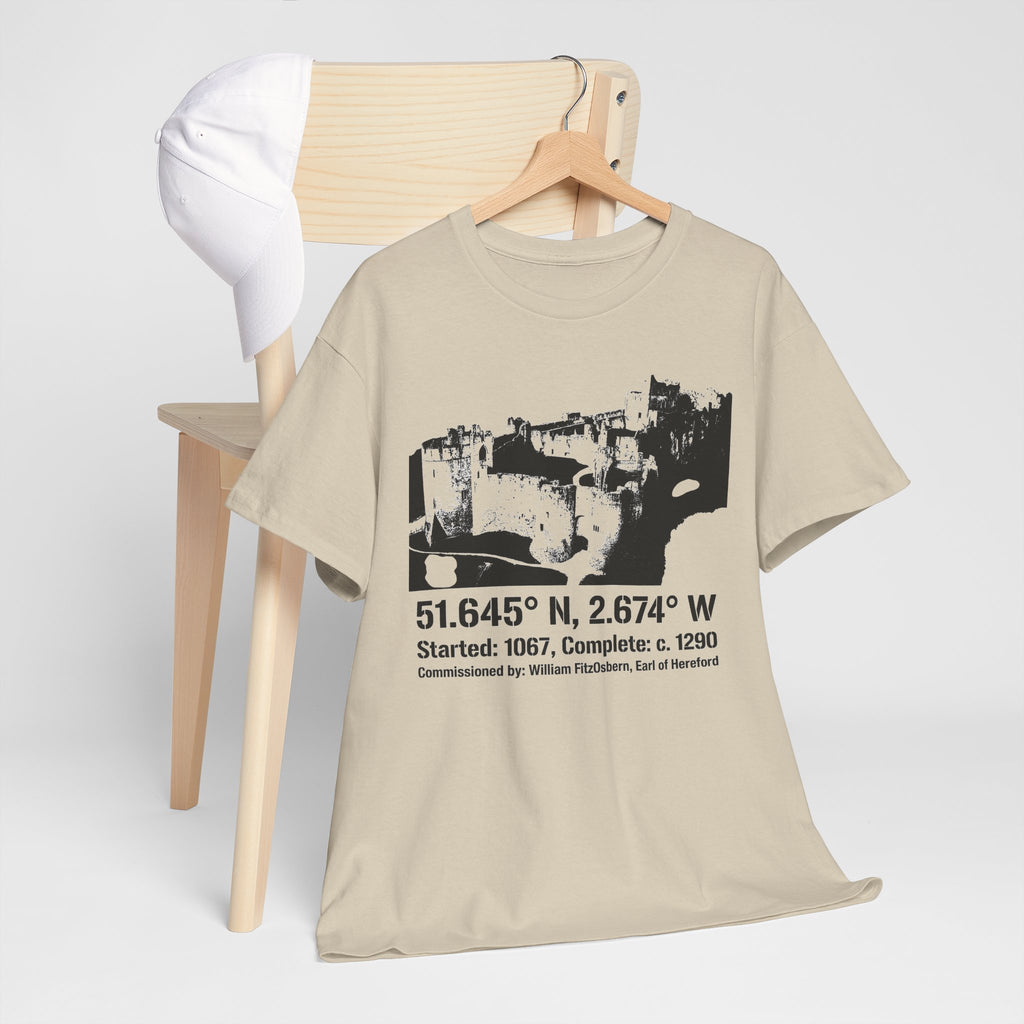Chepstow Castle T‑Shirt — Historic Landmark Tee for Castle Lovers & Travelers