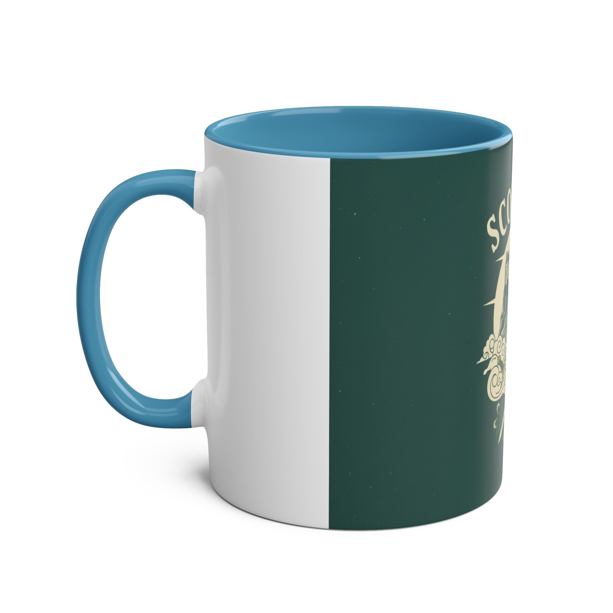 Two-Tone Coffee Mugs, 11oz