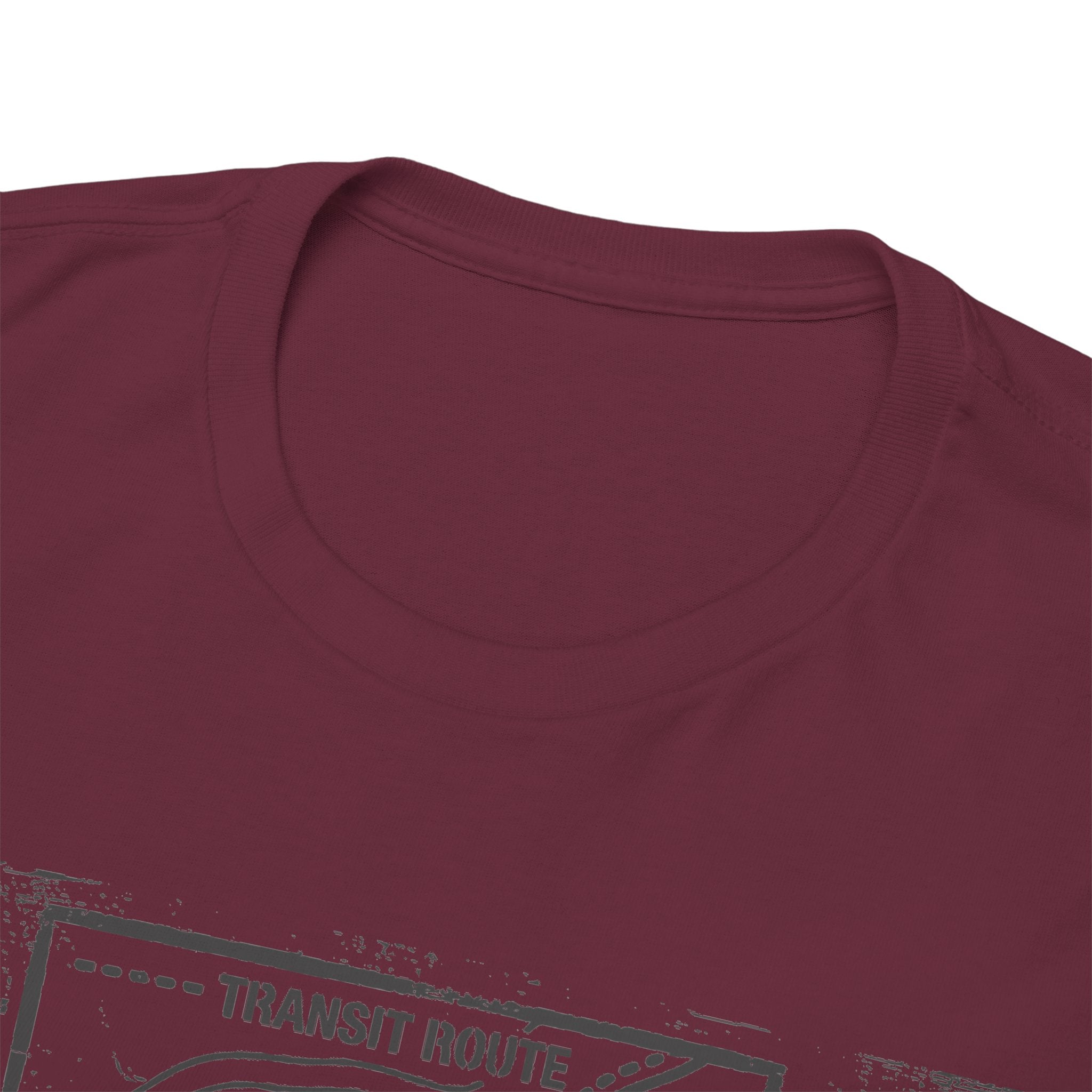 Retro Transit Route Adventure T-Shirt — Vintage Travel Map Graphic Tee