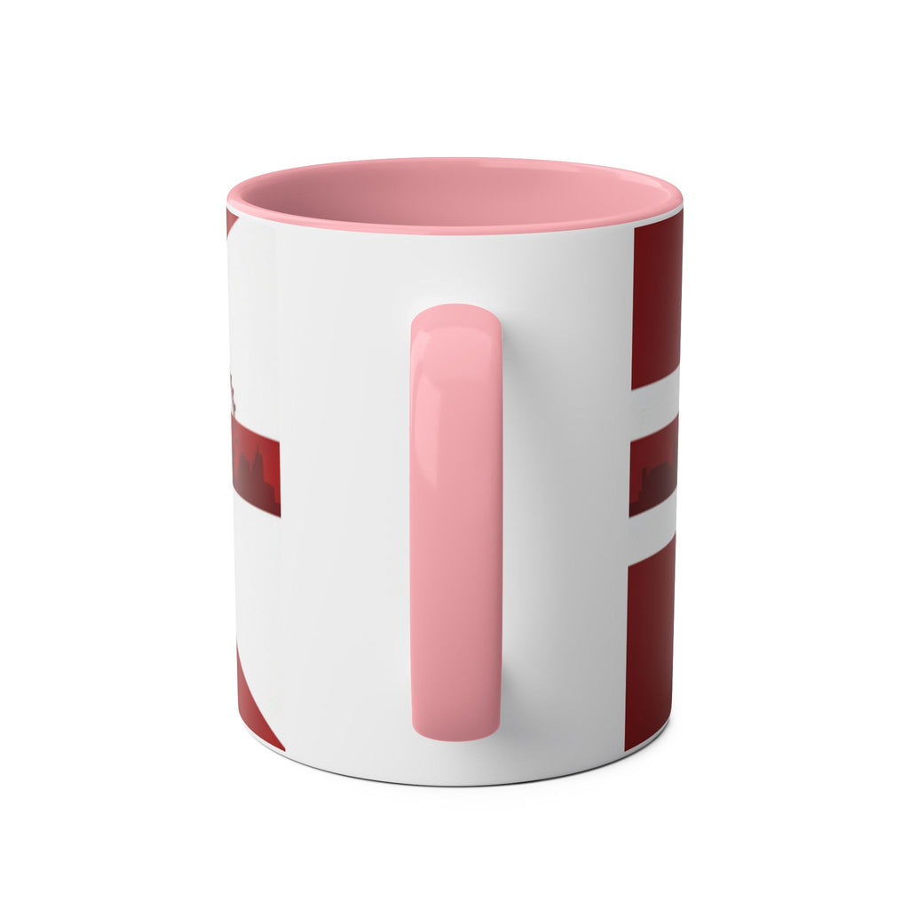 Two-Tone Coffee Mugs, 11oz