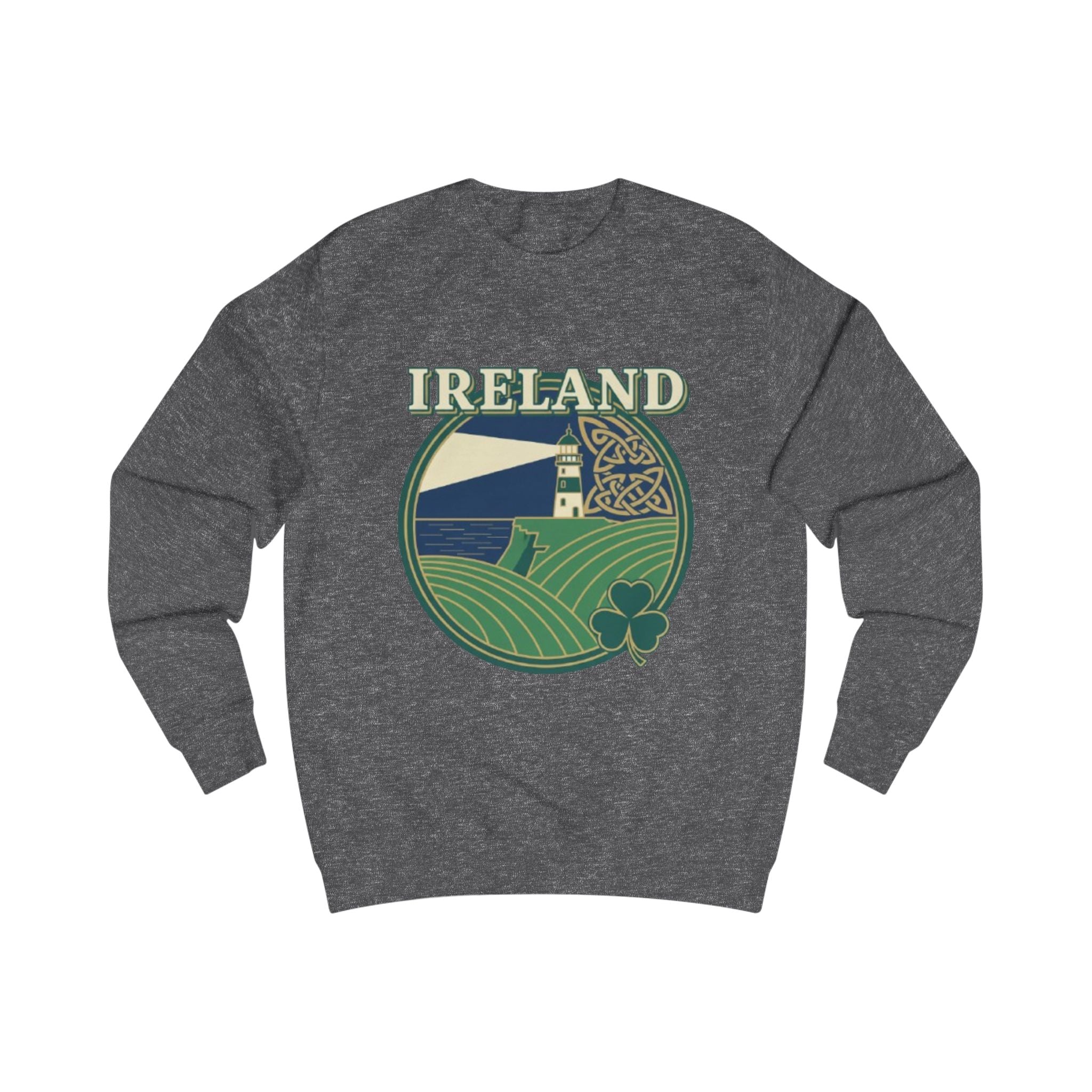 Ireland Flag Text Sweatshirt — St. Patrick’s Day Irish Pride Crewneck